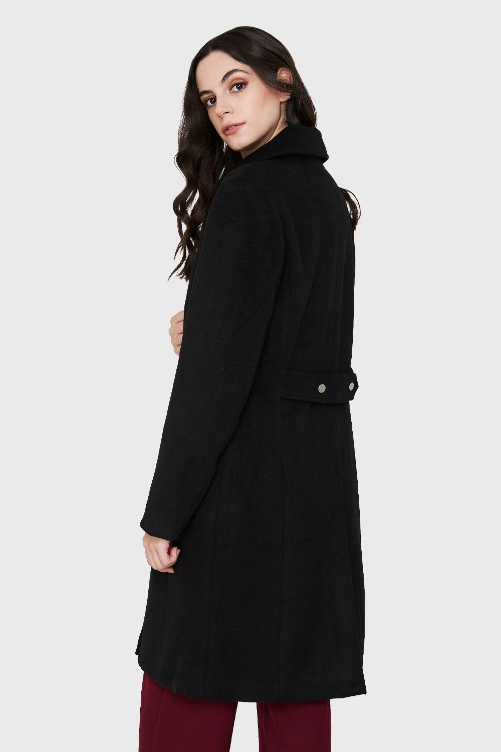 Abrigo Cierre Lateral Negro Nicopoly-3