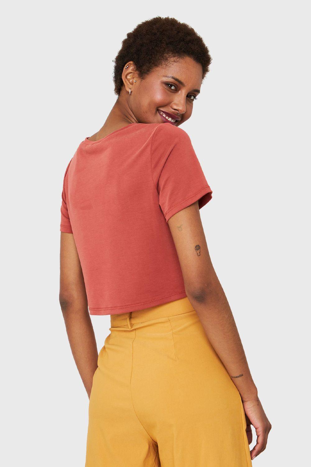 Polera Crop Nudo Óxido Nicopoly-3