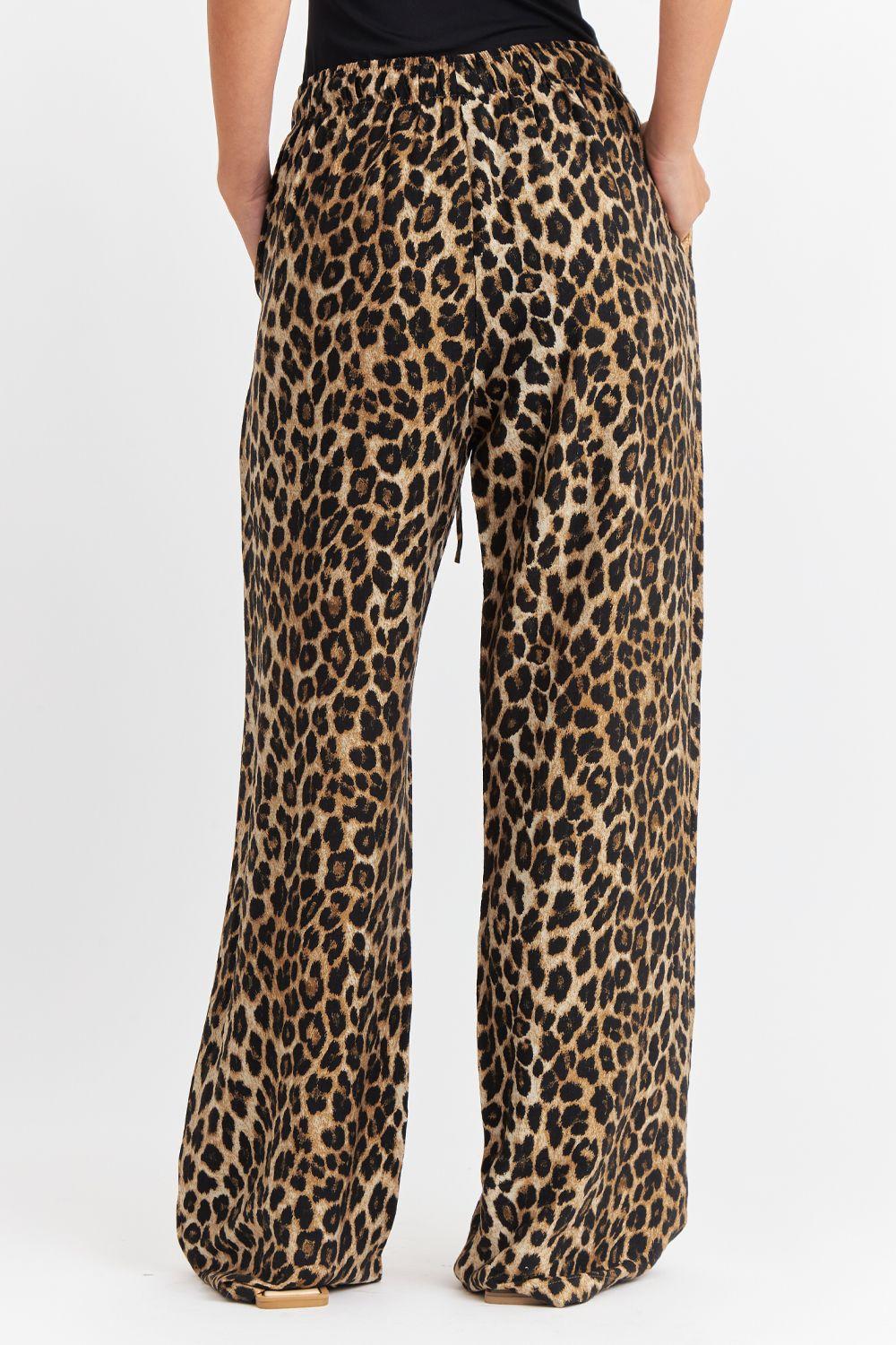 Pantalón Leopardo Café Nicopoly-3