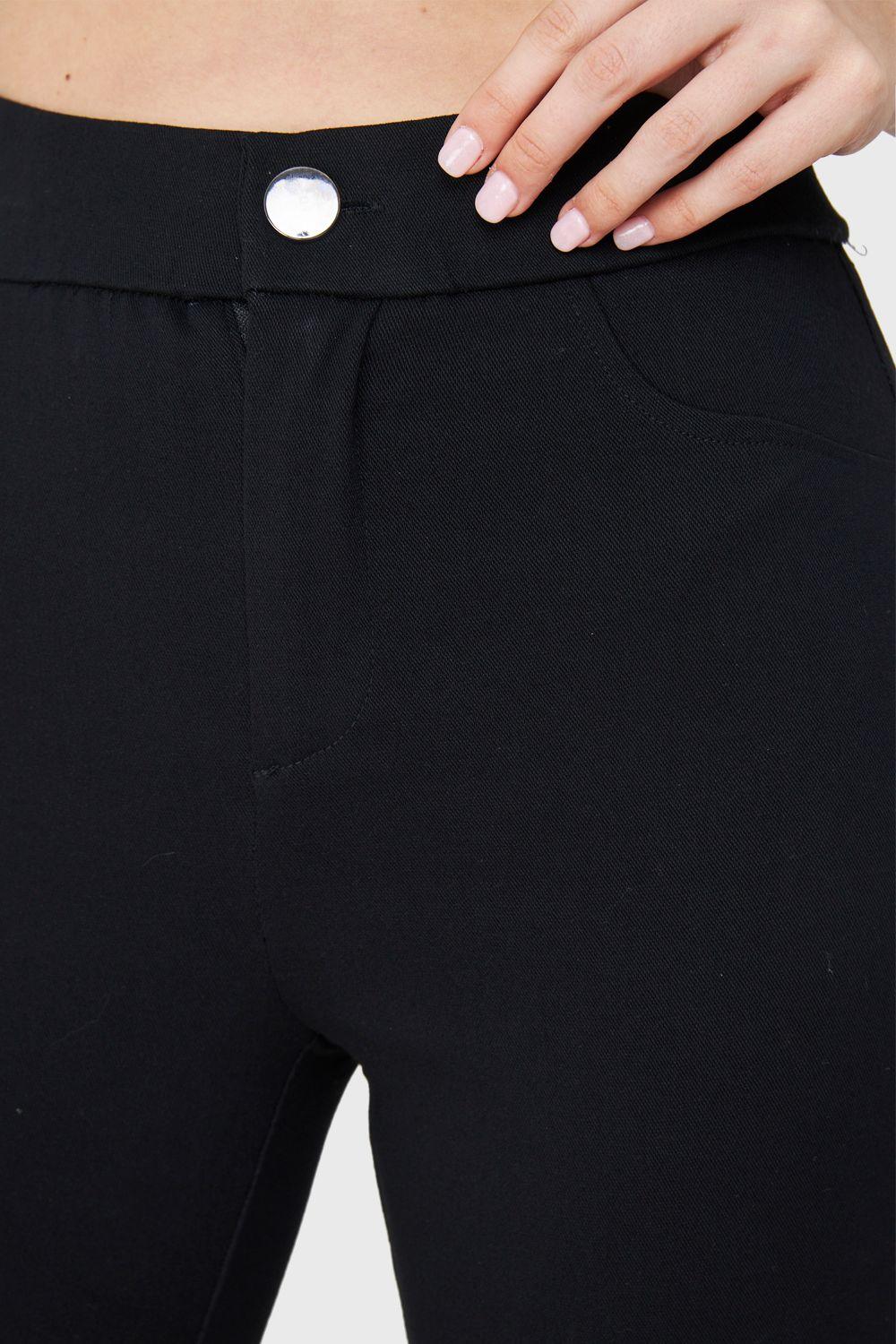 Calza Lisa Con Cierre Negro Nicopoly-5