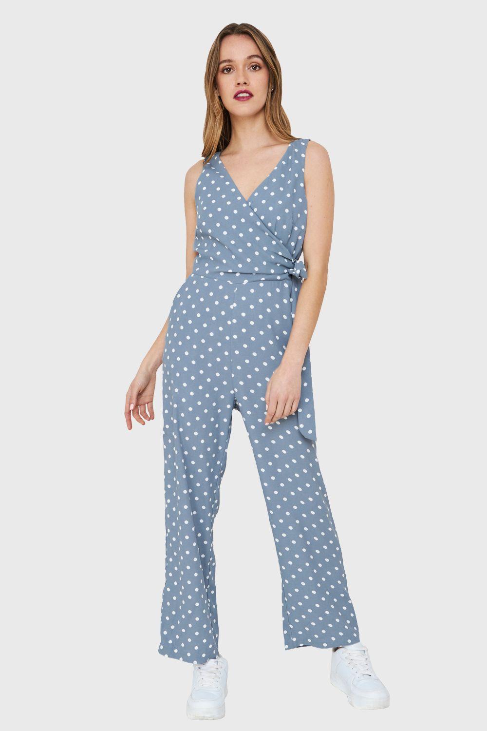 Enterito V Lunares Celeste Nicopoly-0