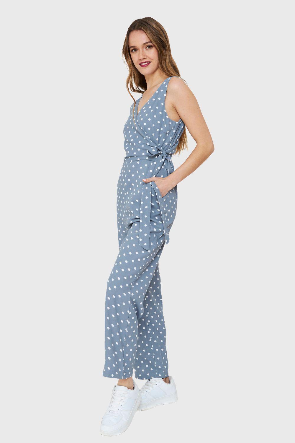 Enterito V Lunares Celeste Nicopoly-2