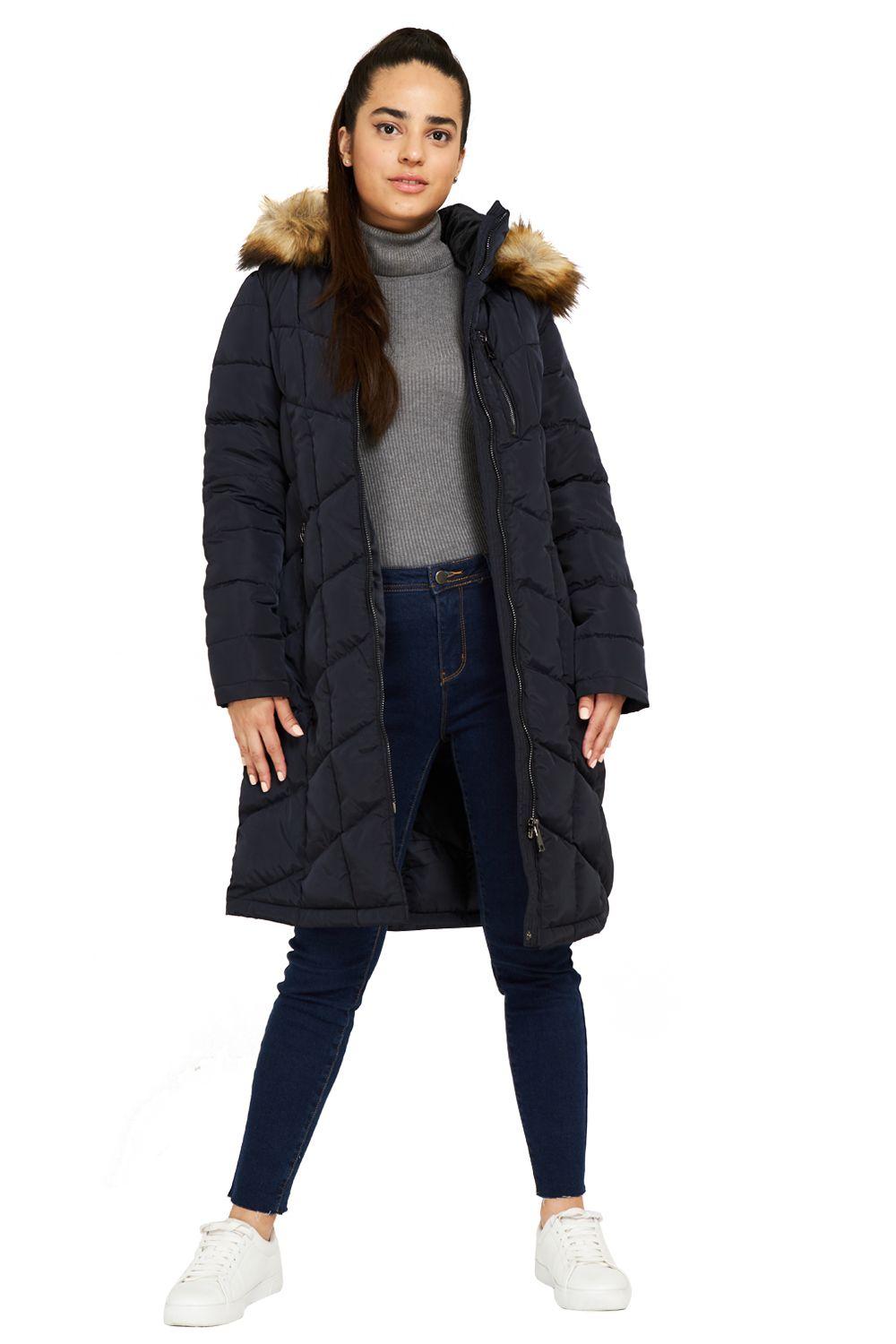 Parka Gorro Desmontable Azul Nicopoly-0
