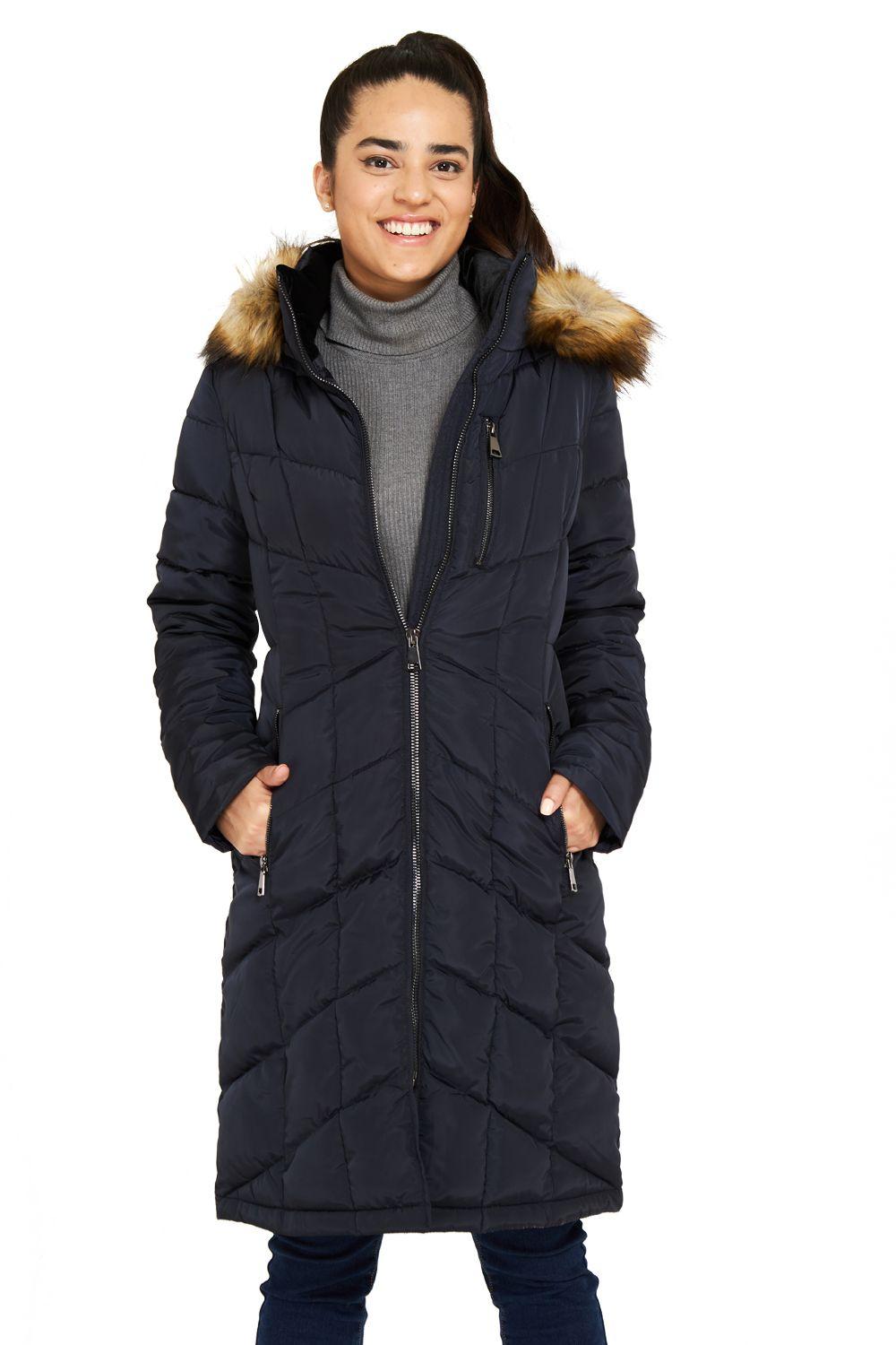 Parka Gorro Desmontable Azul Nicopoly-1