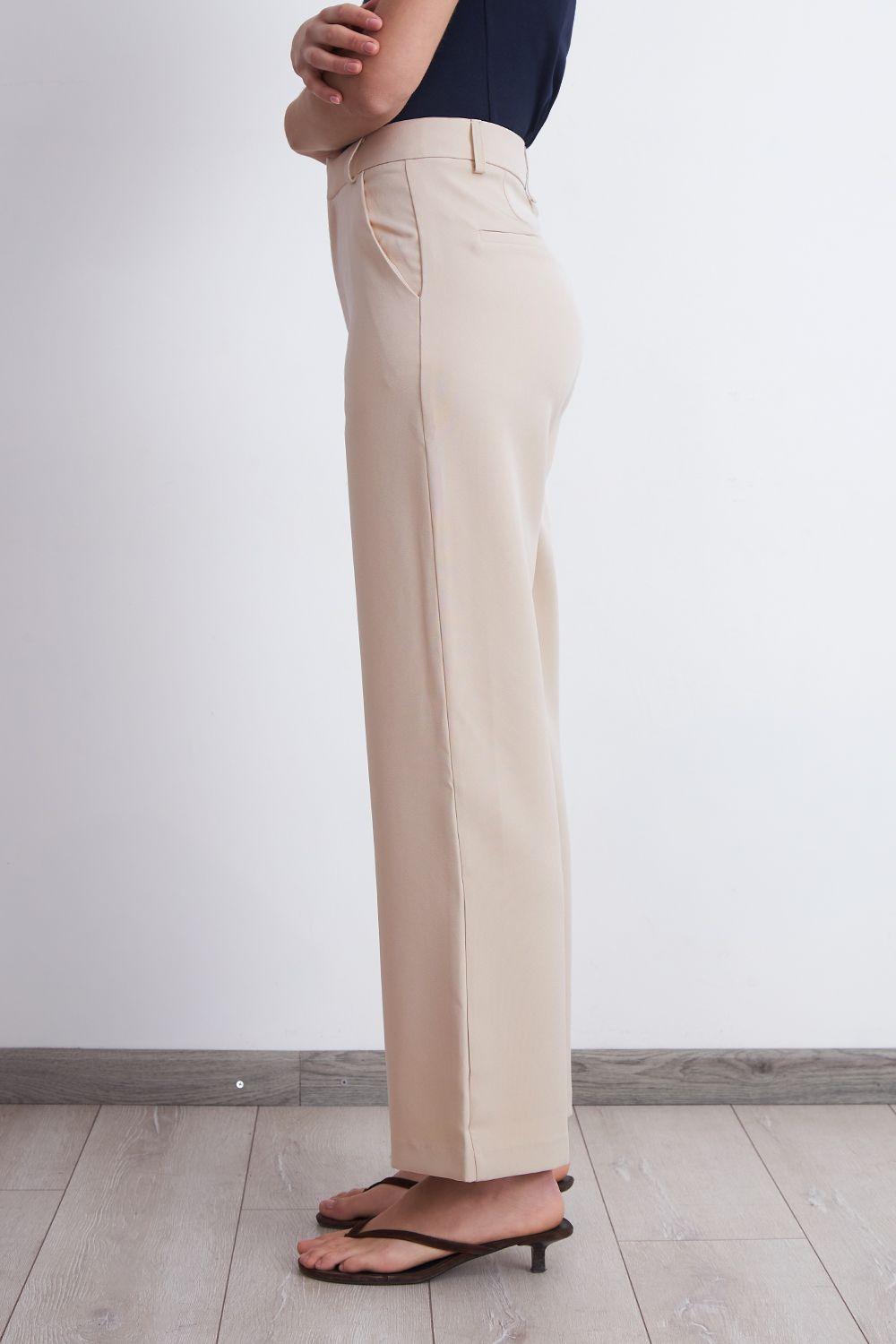 Pantalón Básico Beige Nicopoly-2