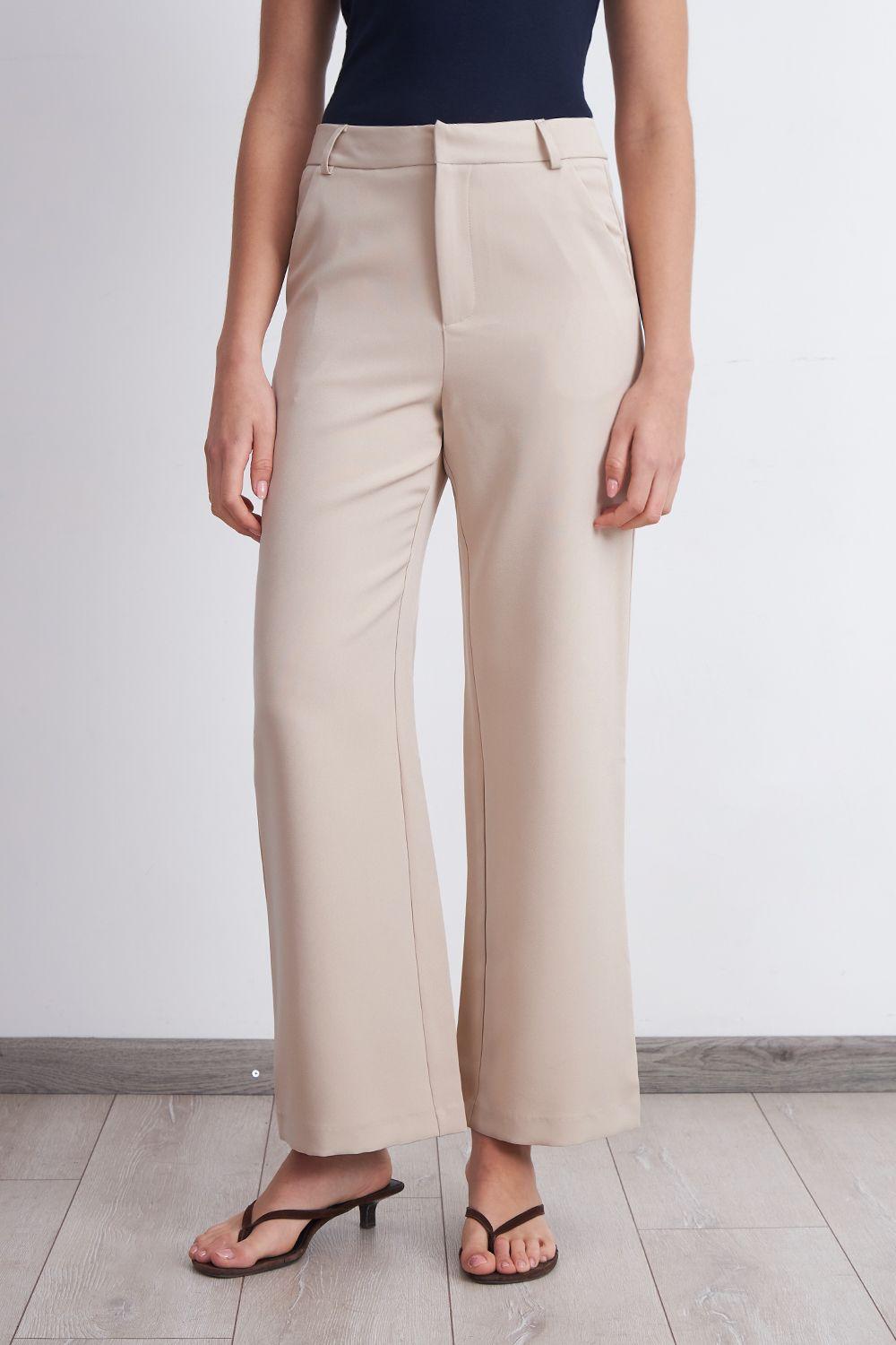 Pantalón Básico Beige Nicopoly-4