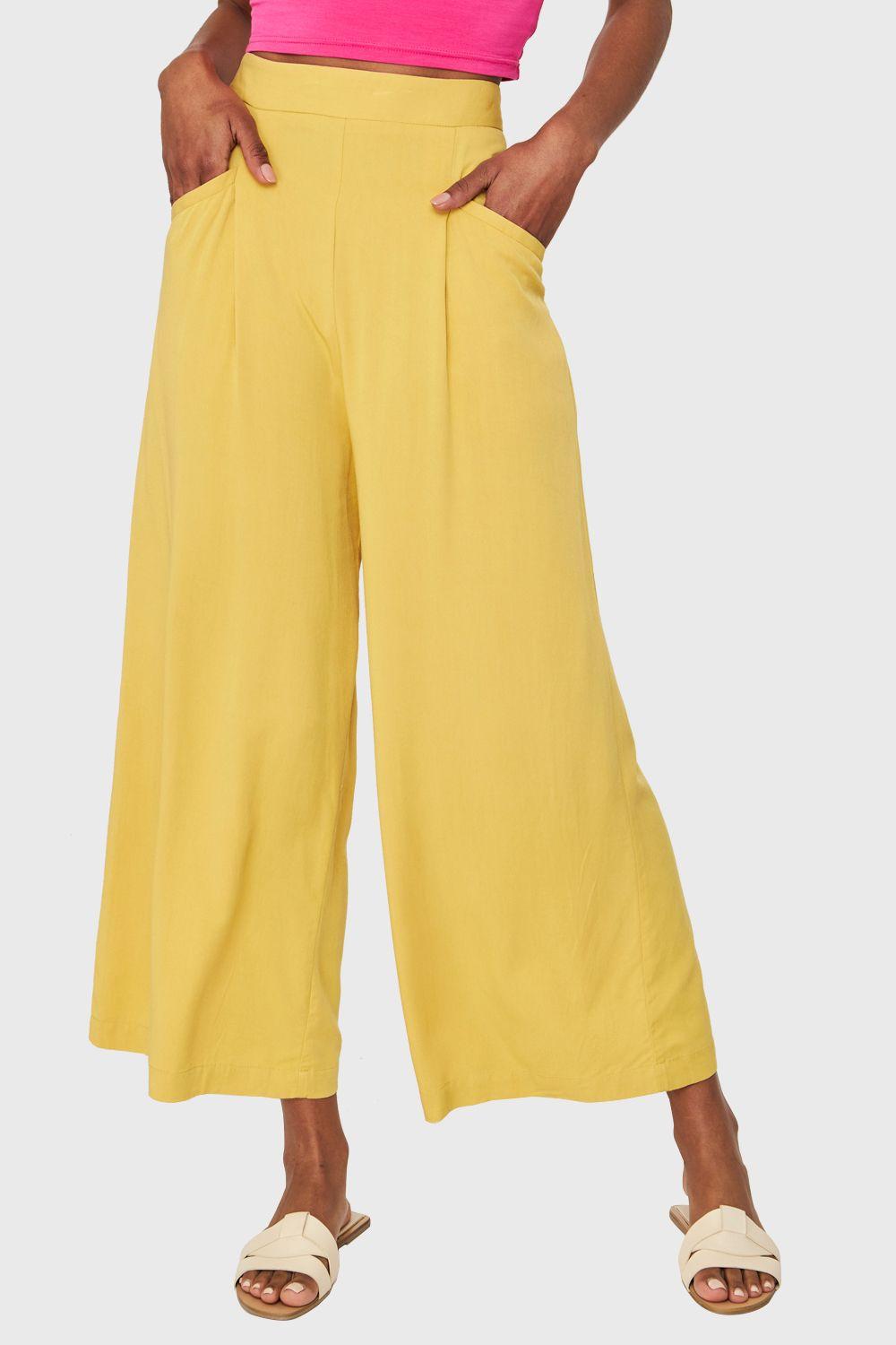 Culotte Holgado Amarillo Nicopoly-0