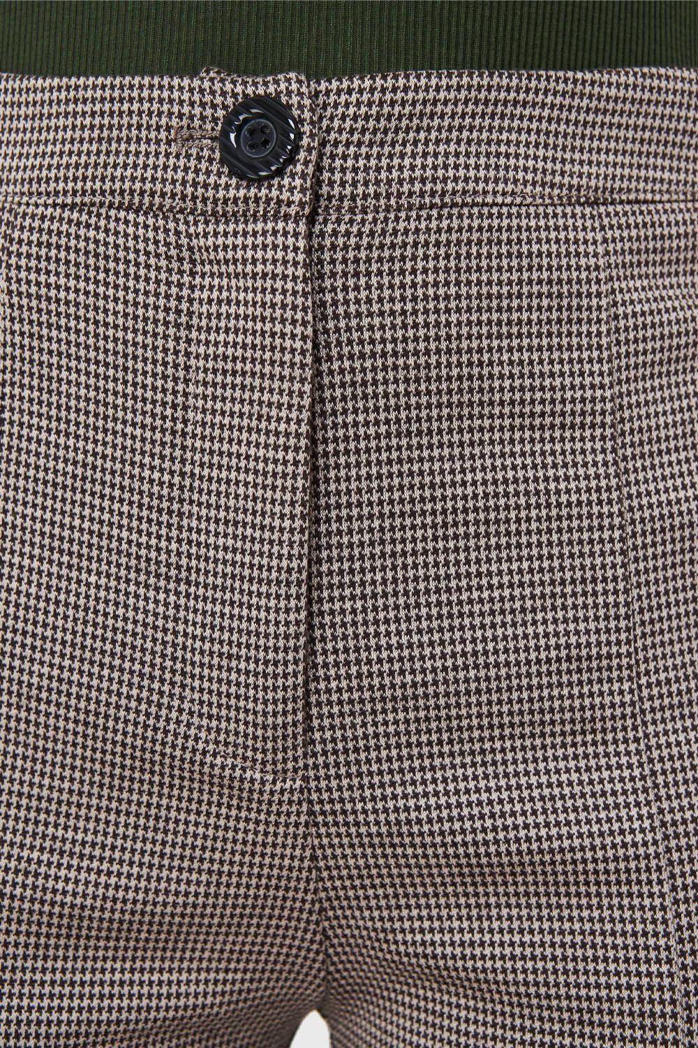 Calza Pied De Poule Khaki Nicopoly-5