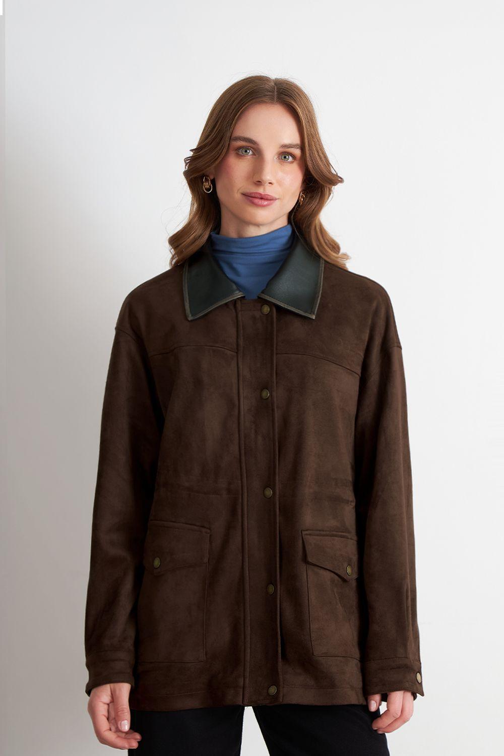 Chaqueta Tipo Barbour Mocca Nicopoly-0