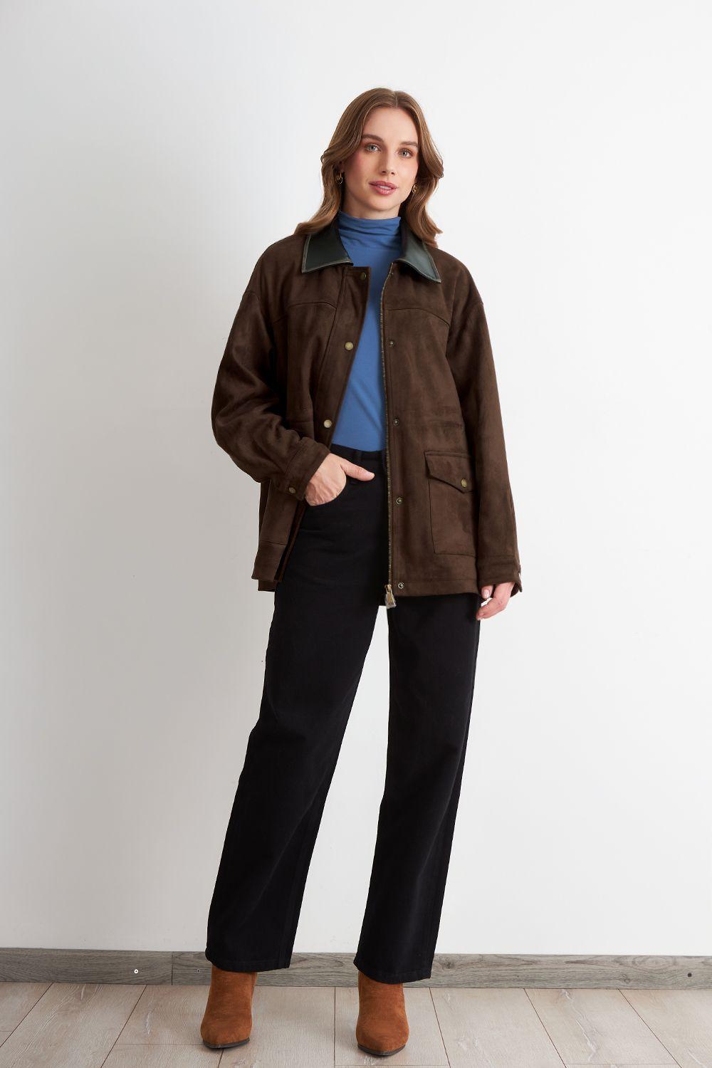 Chaqueta Tipo Barbour Mocca Nicopoly-1