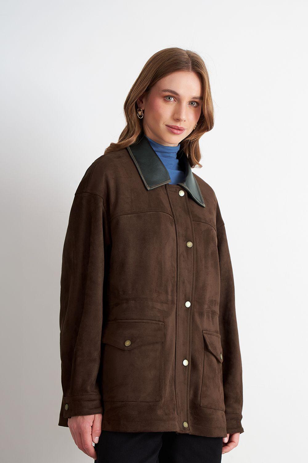 Chaqueta Tipo Barbour Mocca Nicopoly-2