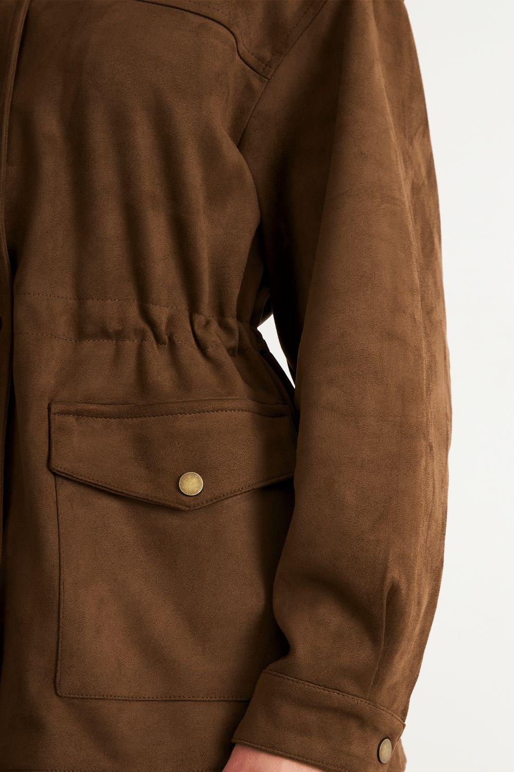 Chaqueta Tipo Barbour Mocca Nicopoly-5