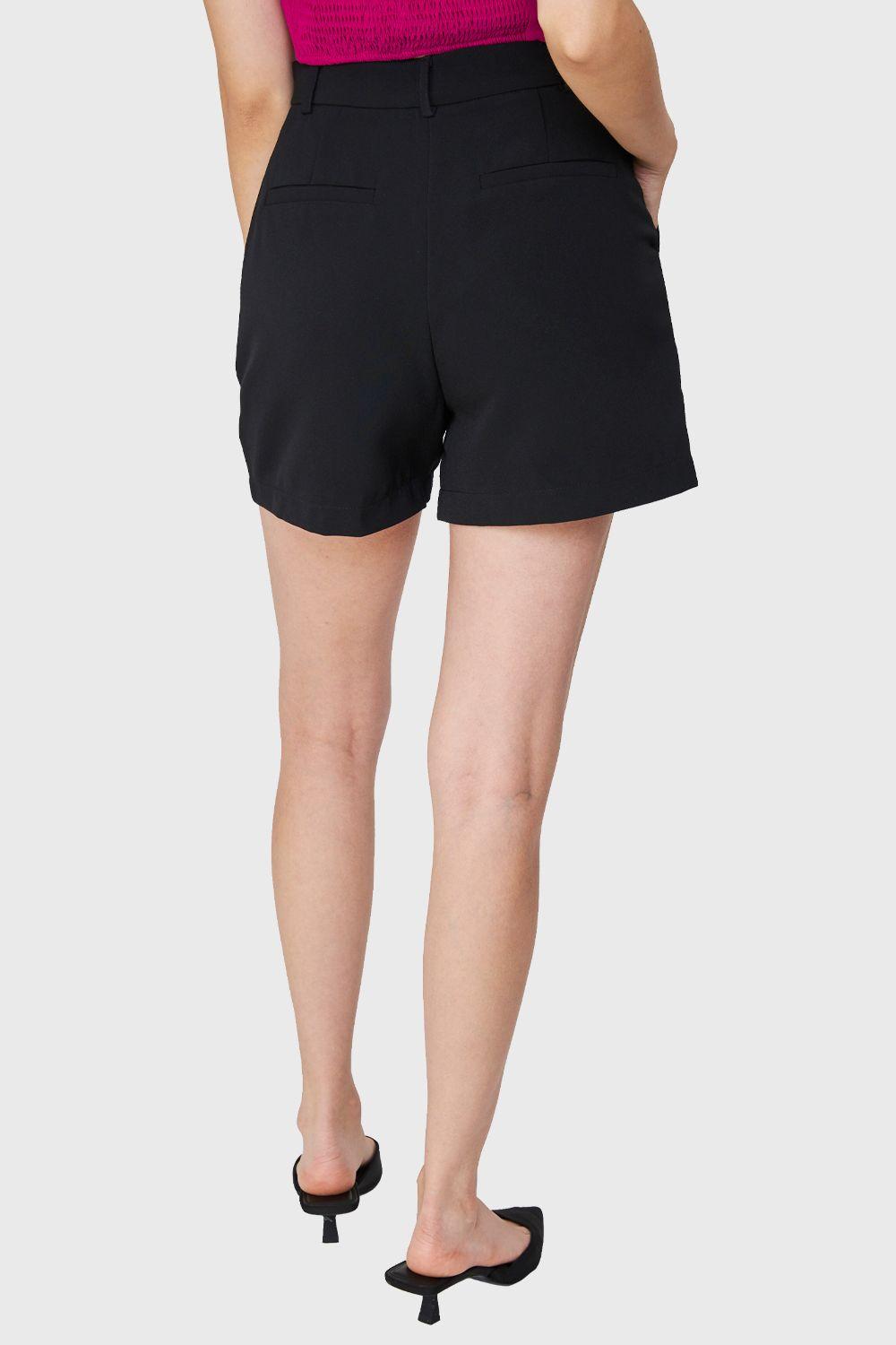 Short Básico Formal Negro Nicopoly-3