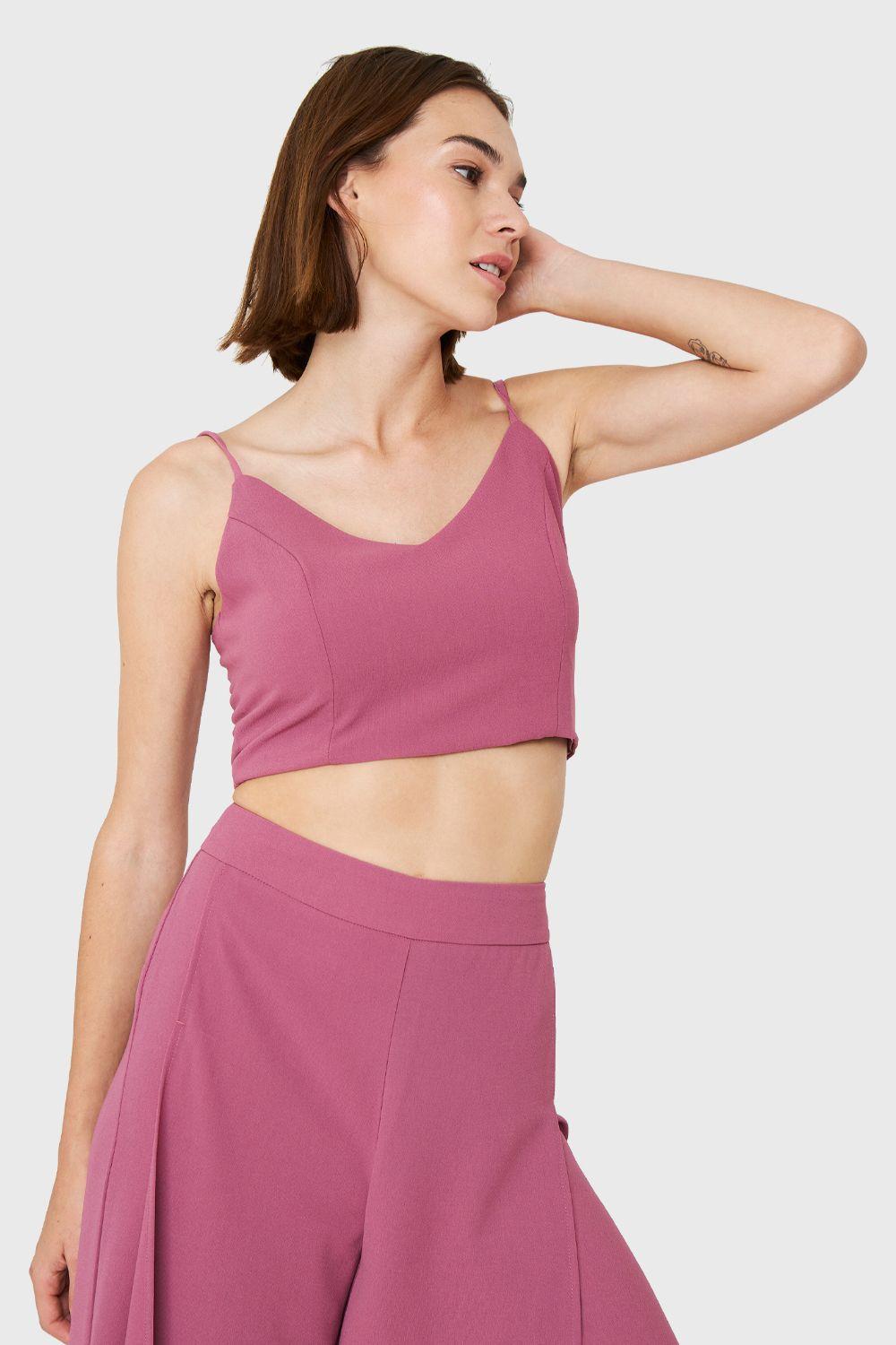 Crop Top Rosado Nicopoly-4