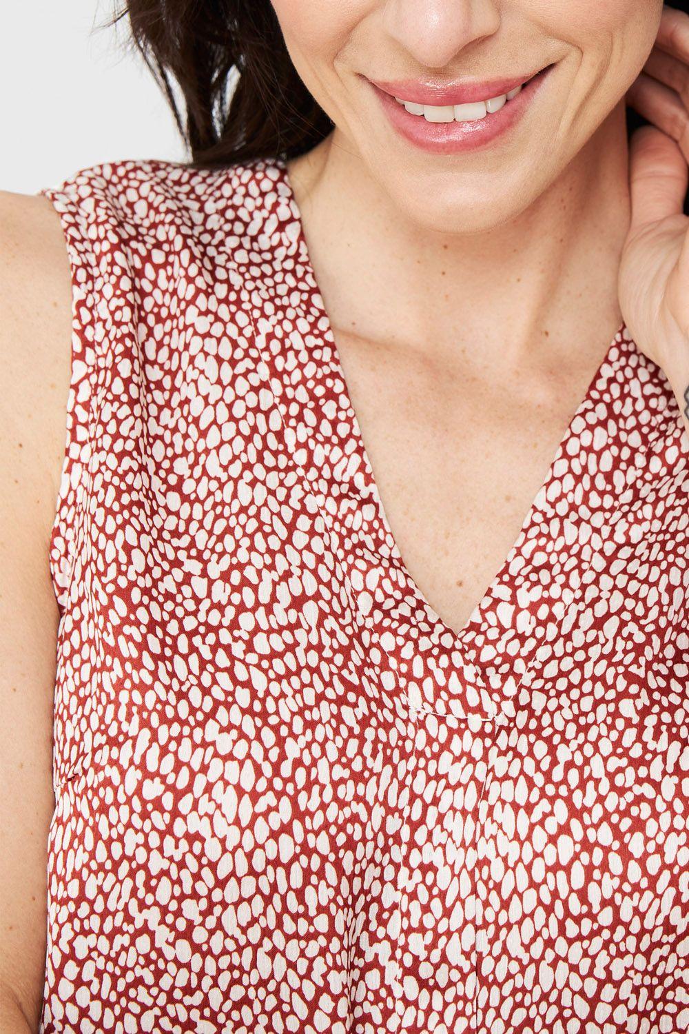 Blusa Tipo Satín Óxido Nicopoly-5