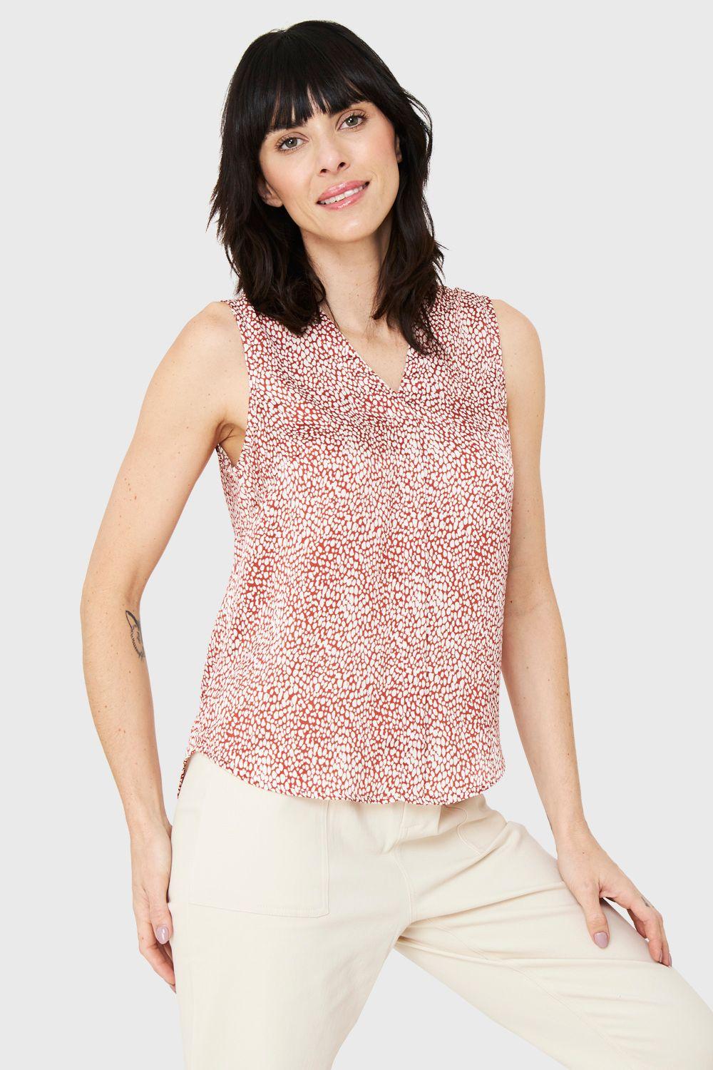 Blusa Tipo Satín Óxido Nicopoly-0