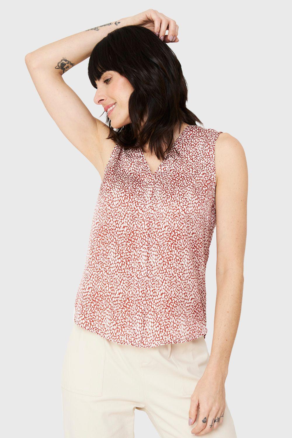 Blusa Tipo Satín Óxido Nicopoly-2