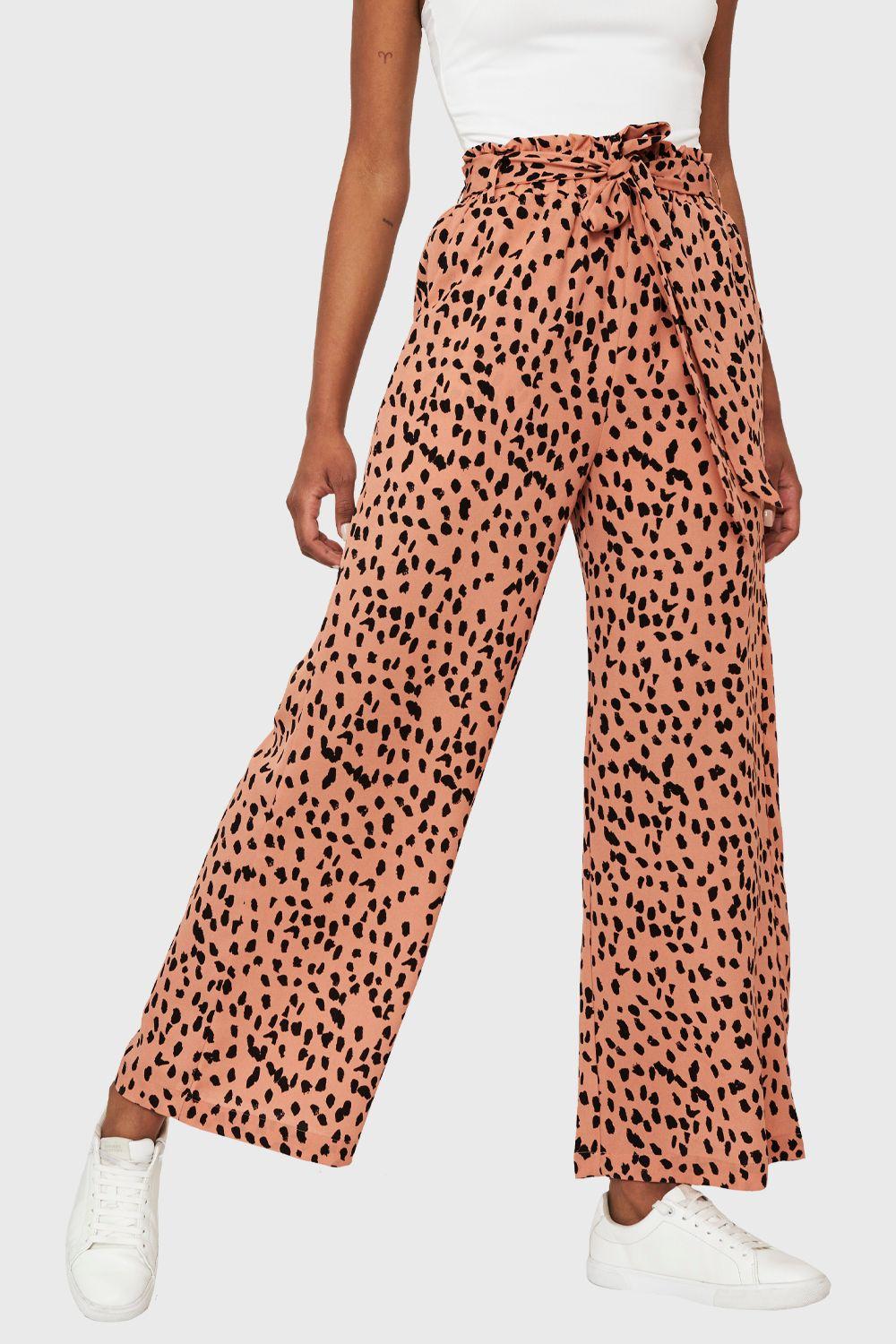 Pantalón Palazzo Lunares Damasco Nicopoly-0