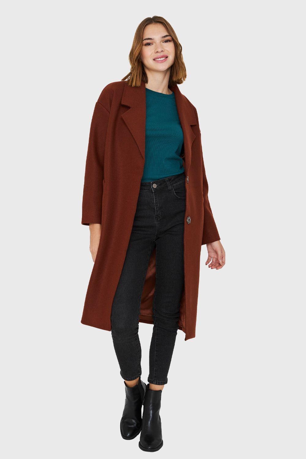 Abrigo Oversize Broches Óxido Nicopoly-1