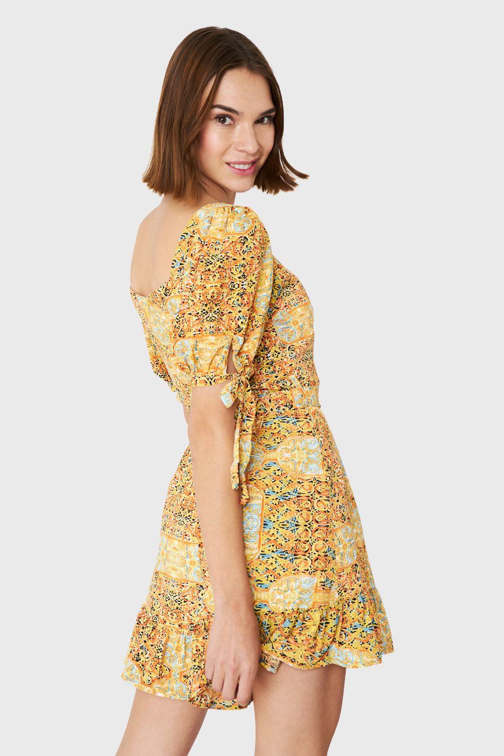 Enterito Corto Psicodélico Amarillo Nicopoly-3