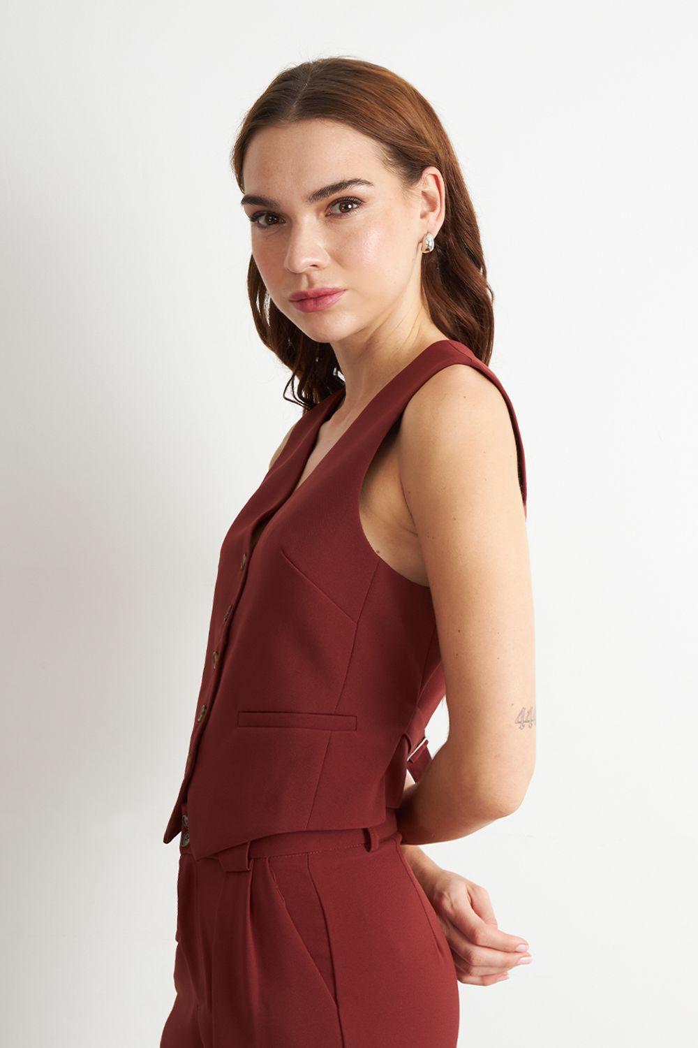 Gilet Básico Ajustable Óxido Nicopoly-2