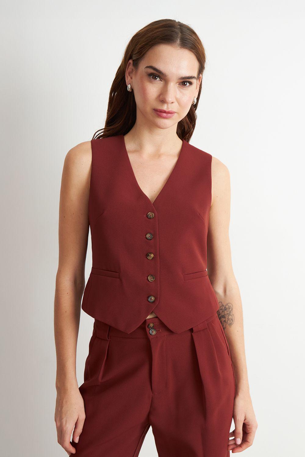 Gilet Básico Ajustable Óxido Nicopoly-4