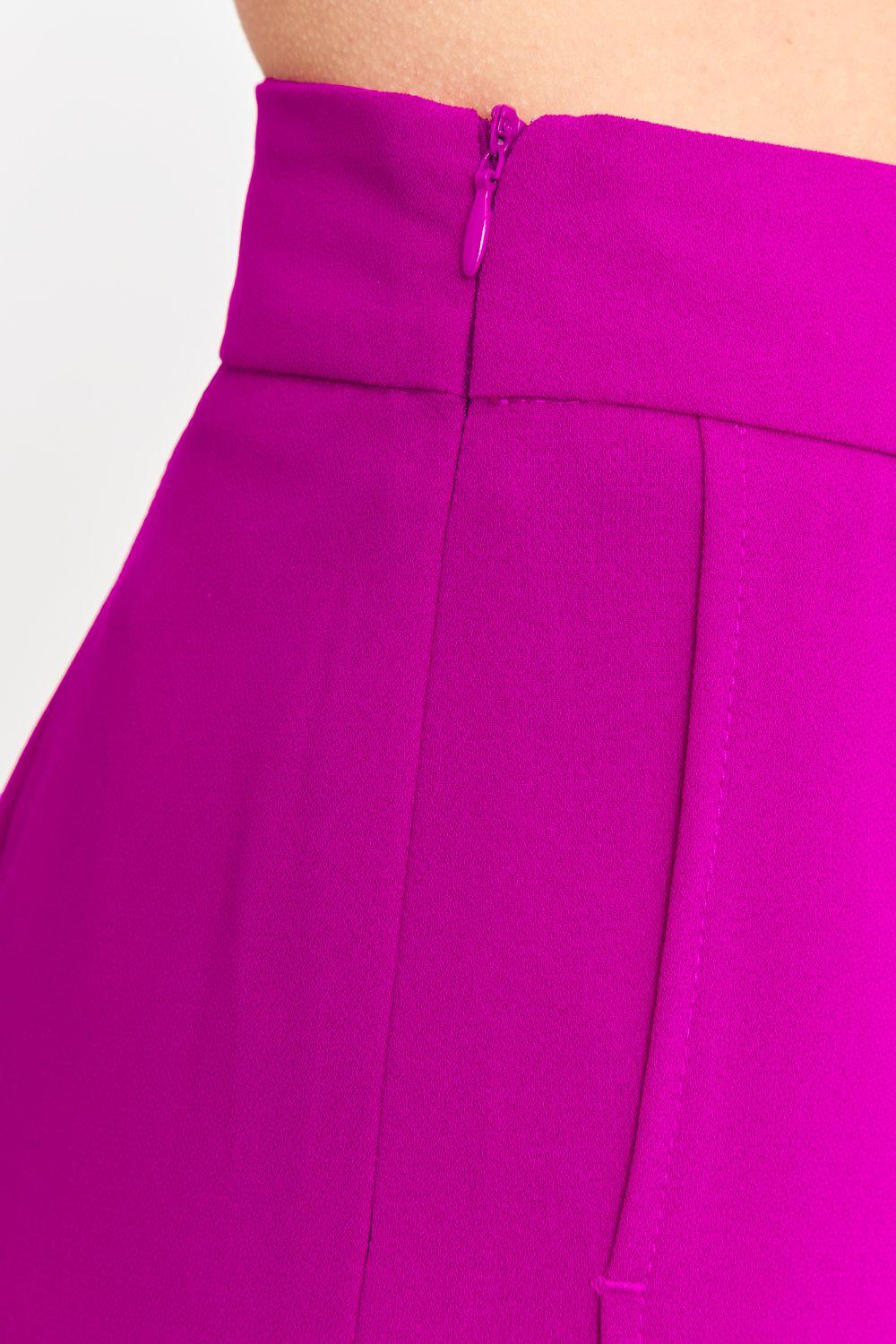 Pantalón Palazzo Tajos Magenta Nicopoly-5