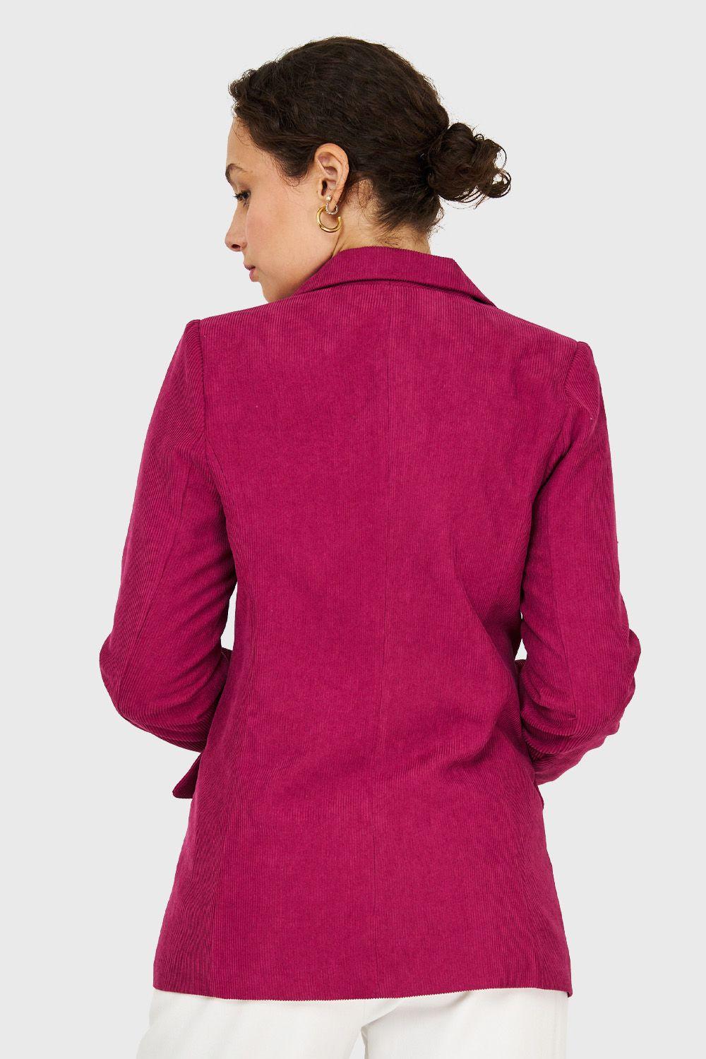 Blazer Cotelé Burdeo Nicopoly-3