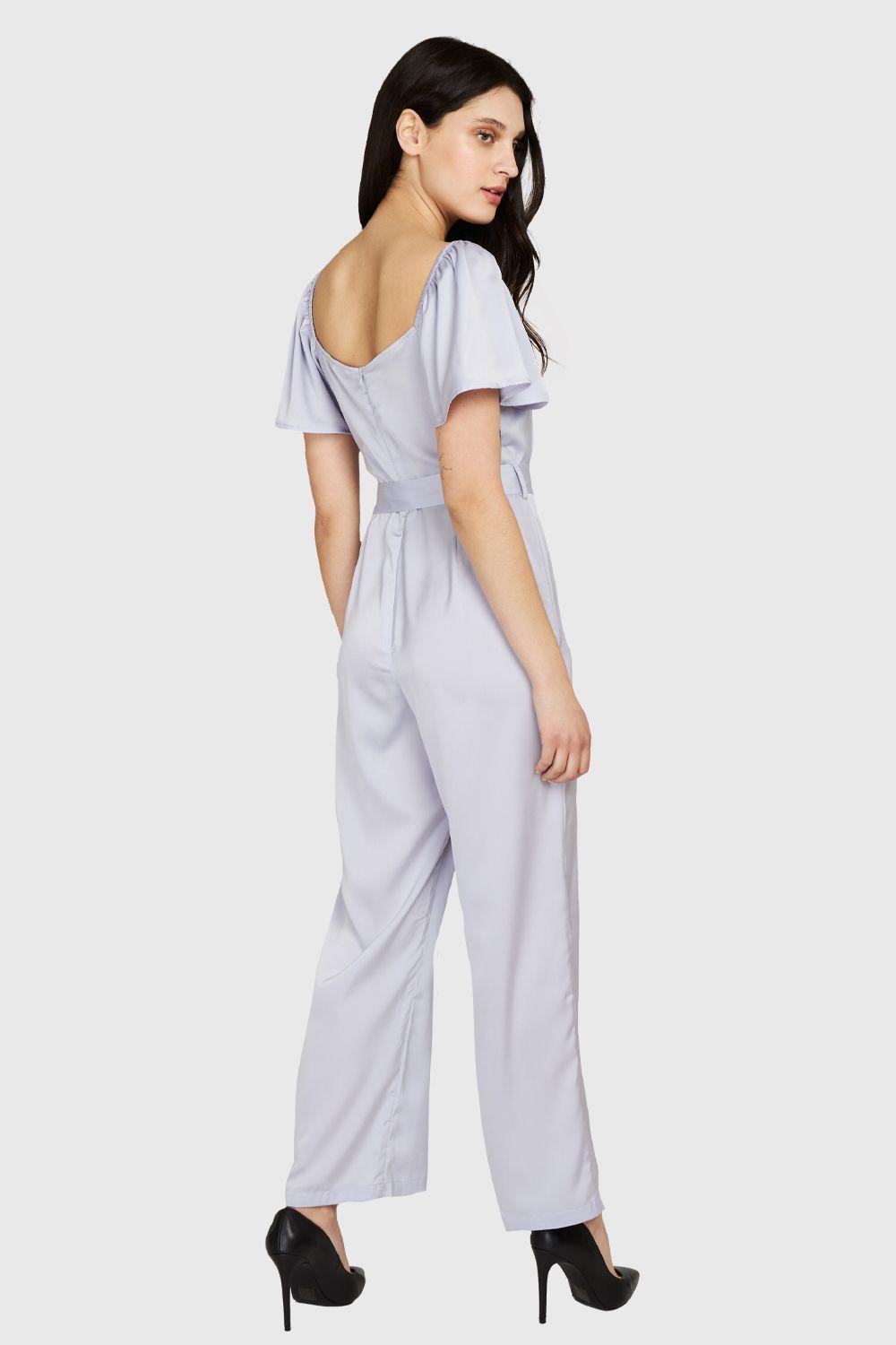 Enterito Tipo Satín Lazo Lila Nicopoly-3