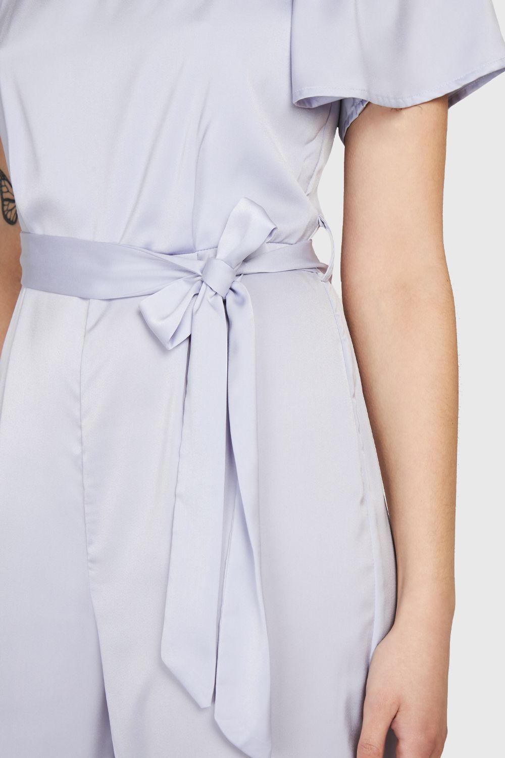 Enterito Tipo Satín Lazo Lila Nicopoly-4