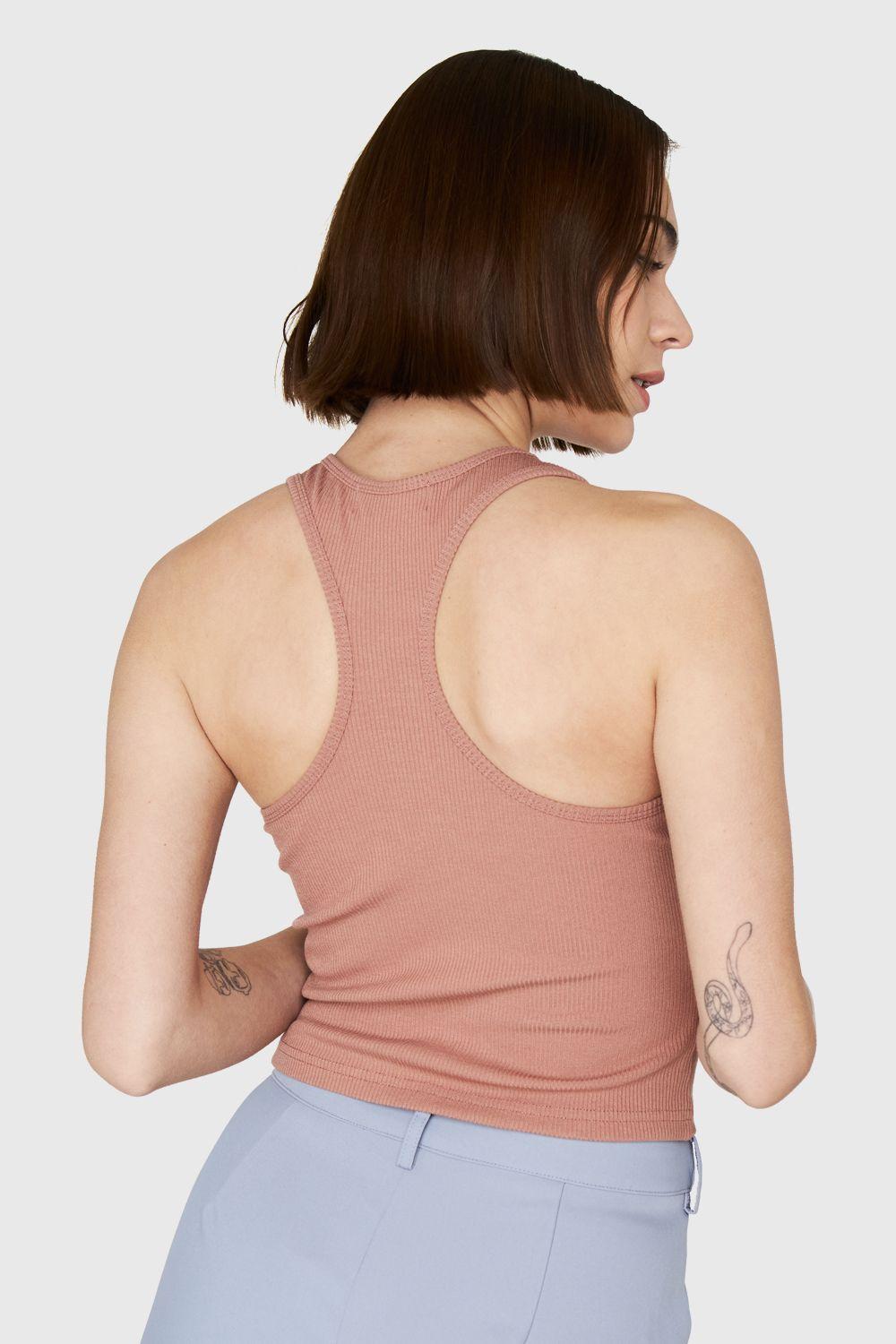 Crop Top Básico Nude Nicopoly-3
