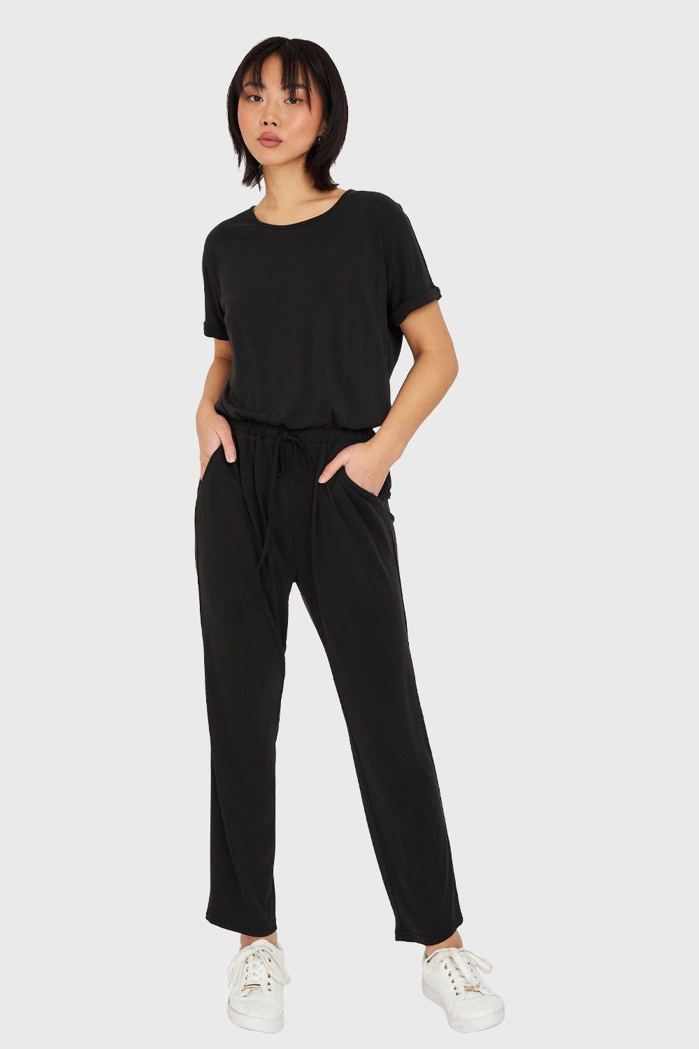 Enterito Largo Comfy Negro Nicopoly-0