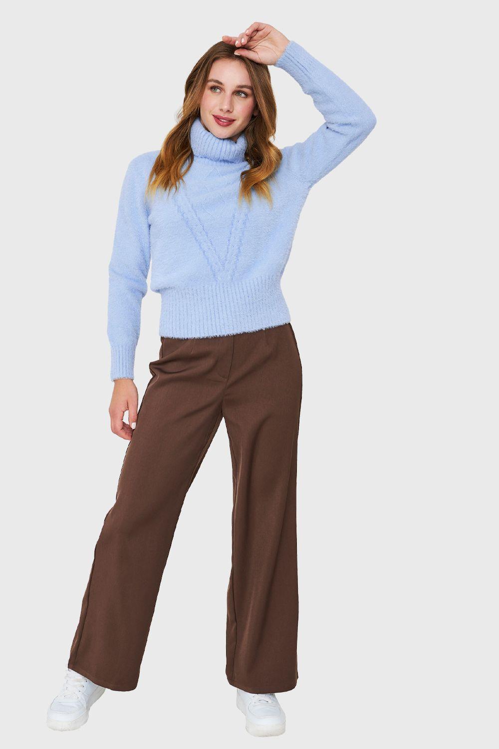 Sweater Beatle Brillos Celeste Nicopoly-1