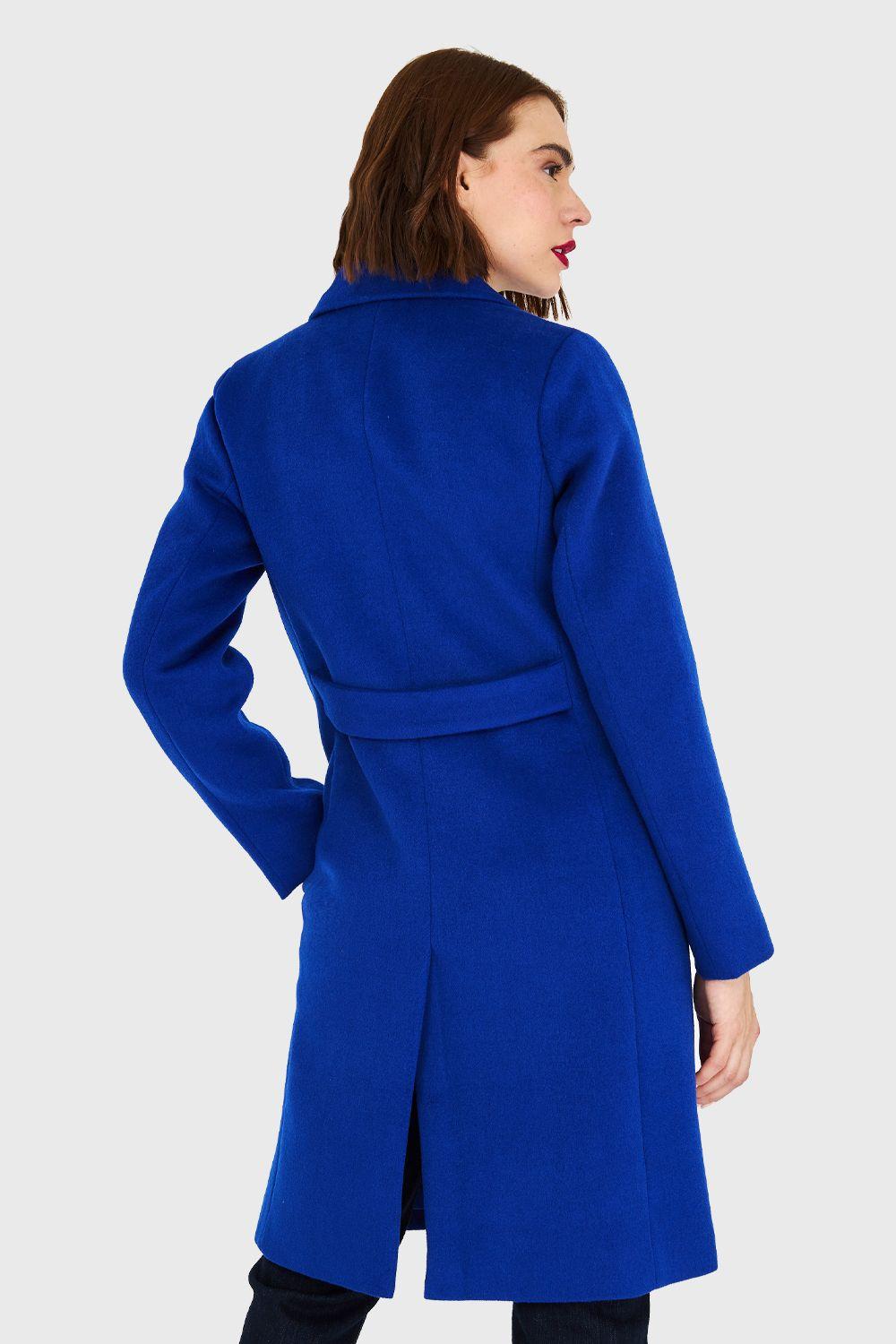 Abrigo 4 Botones Azul Eléctrico Nicopoly-3