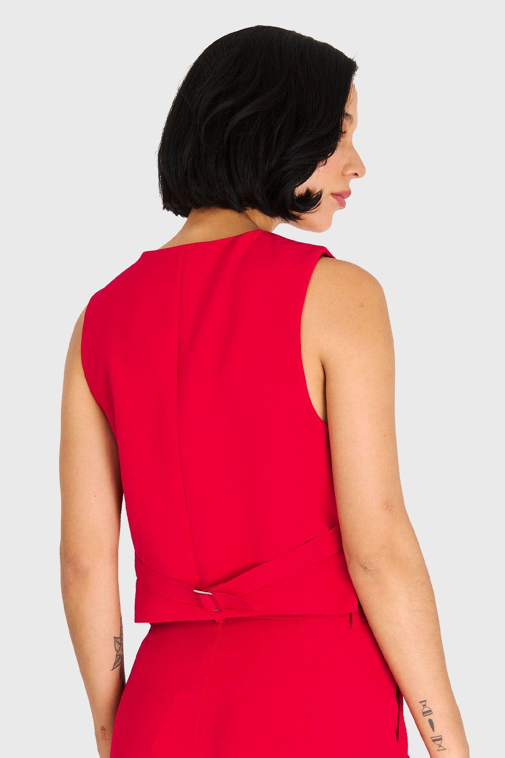 Gilet Espalda Ajustable Rojo Nicopoly-3