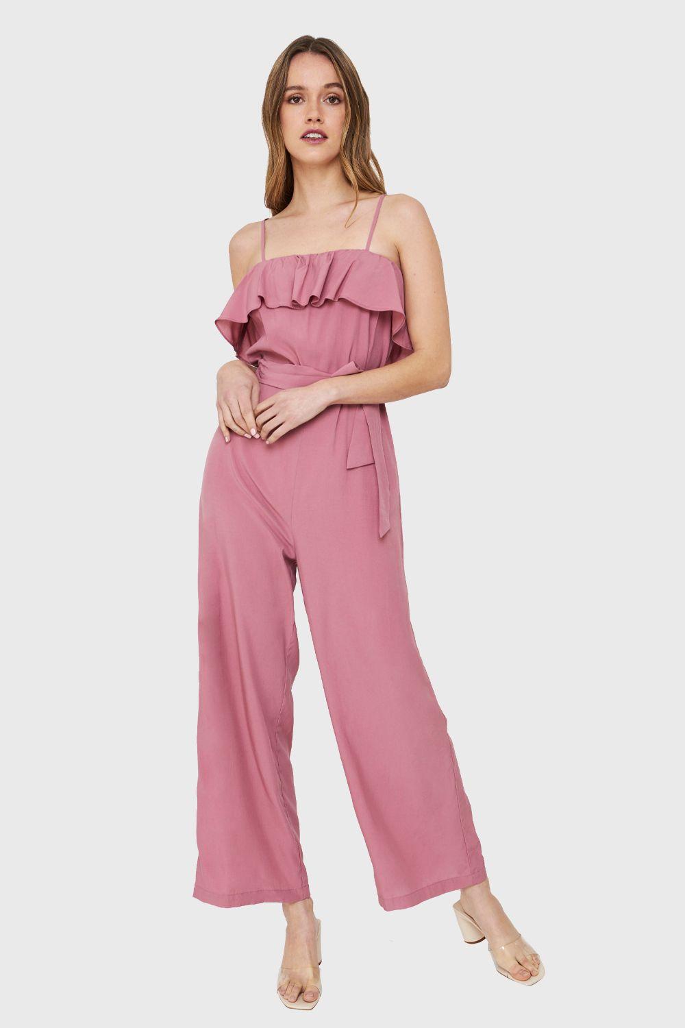 Enterito Escote Vuelo Rosa Nicopoly-1