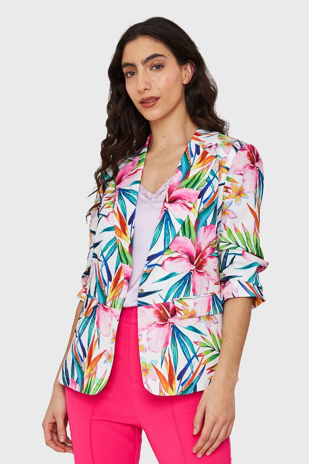 Blazer Tropical Blanco Nicopoly-0