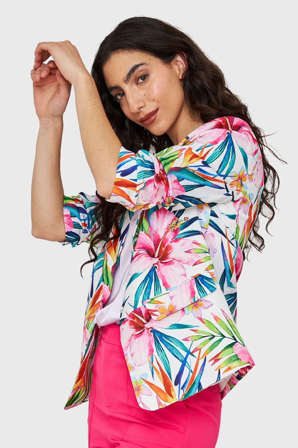 Blazer Tropical Blanco Nicopoly-2