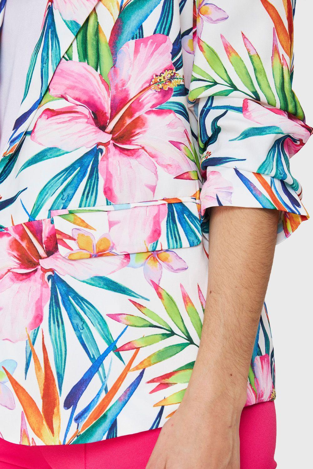 Blazer Tropical Blanco Nicopoly-5