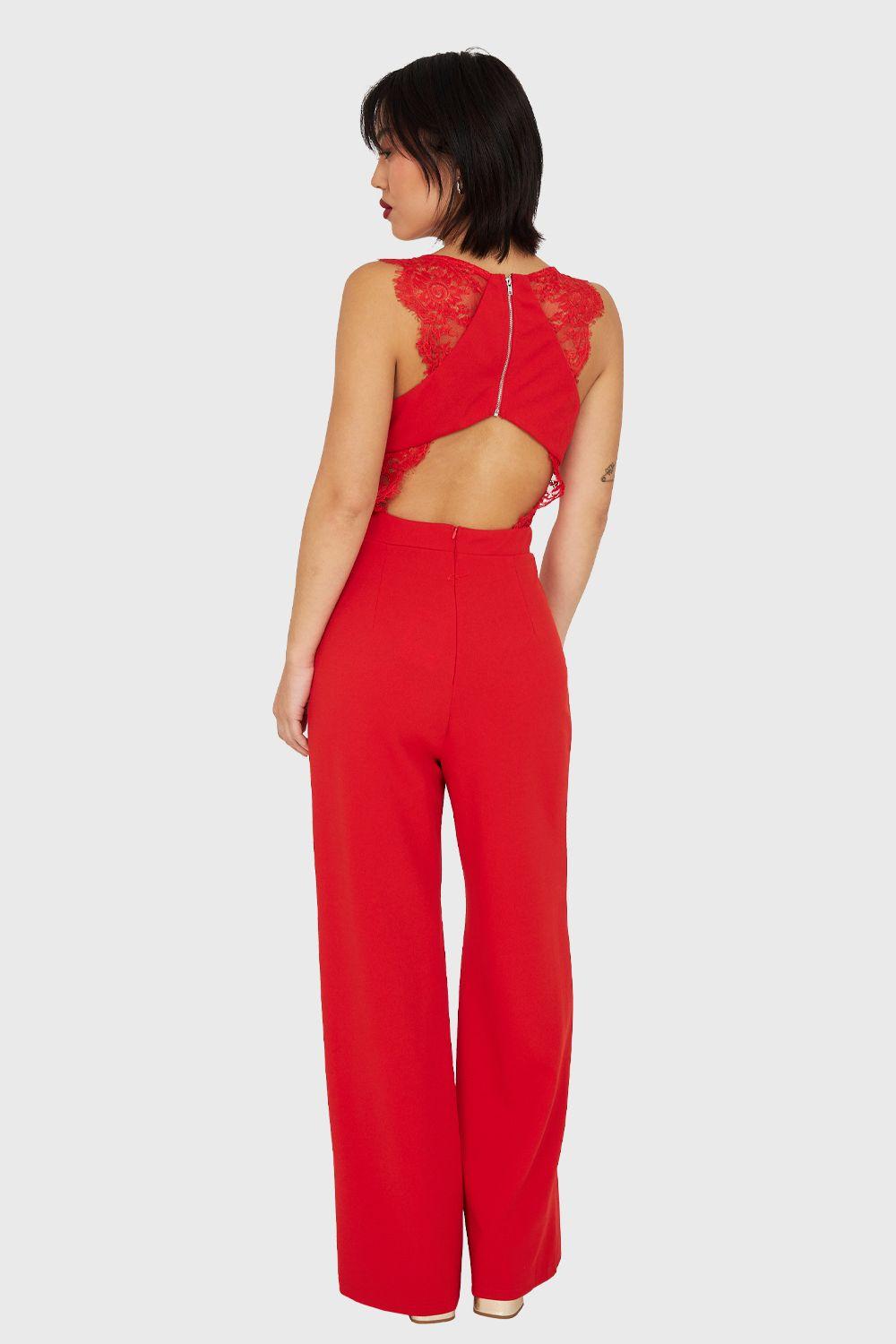 Enterito Con Encaje Rojo Nicopoly-3