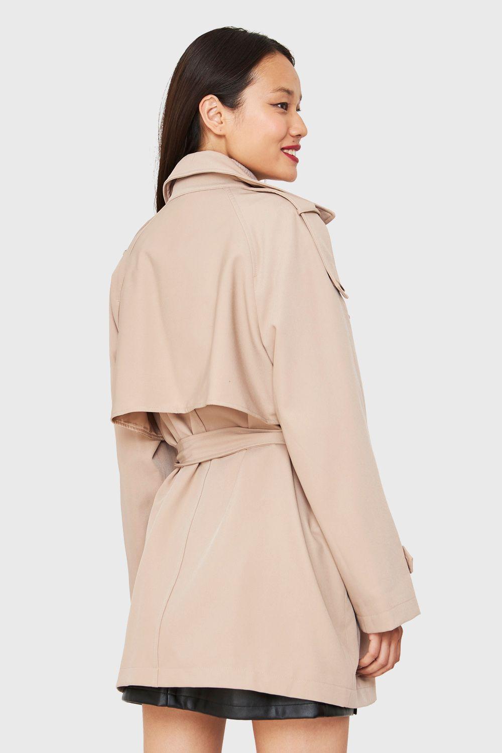 Trench Midi Beige Nicopoly-3