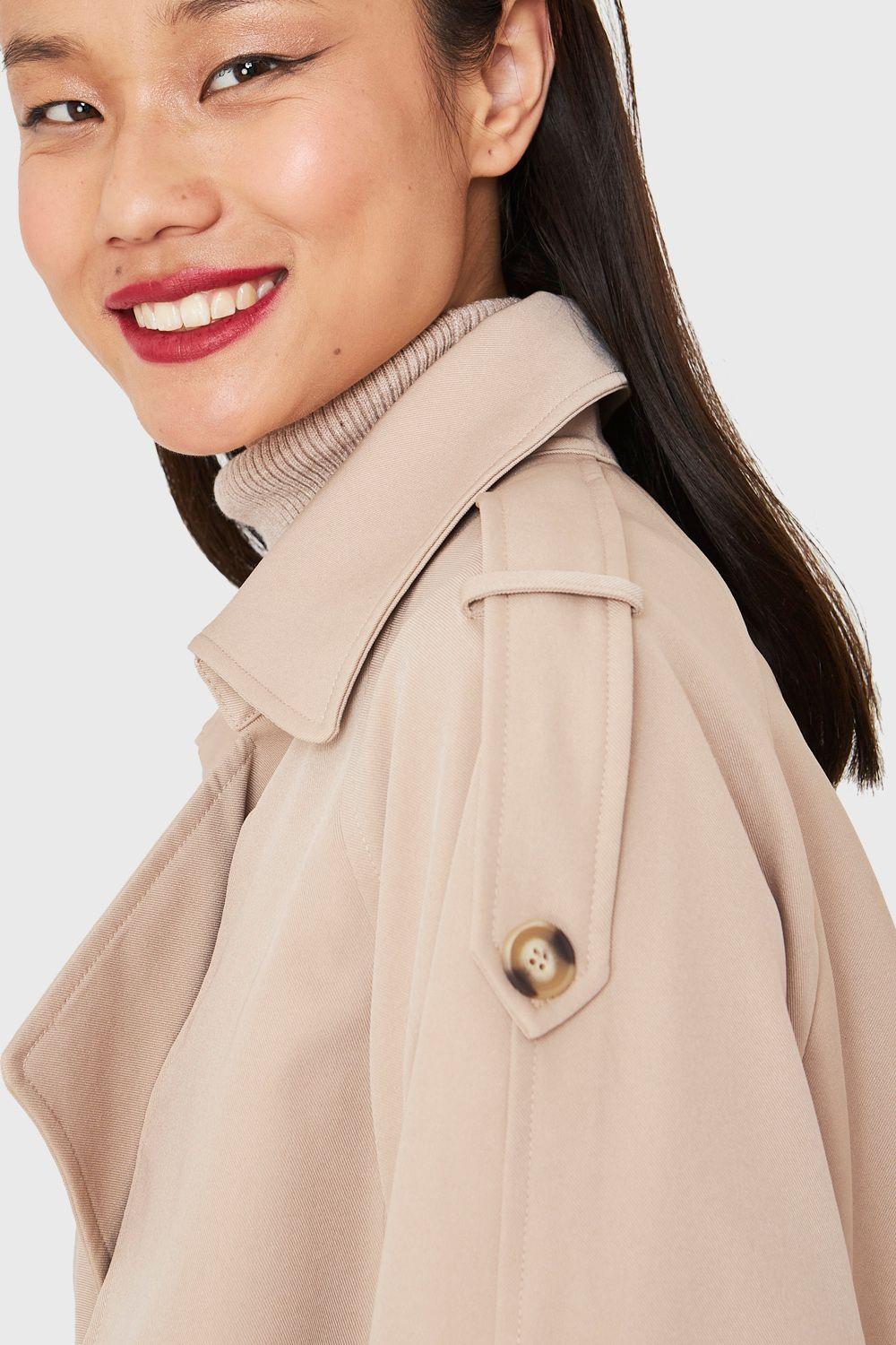 Trench Midi Beige Nicopoly-5