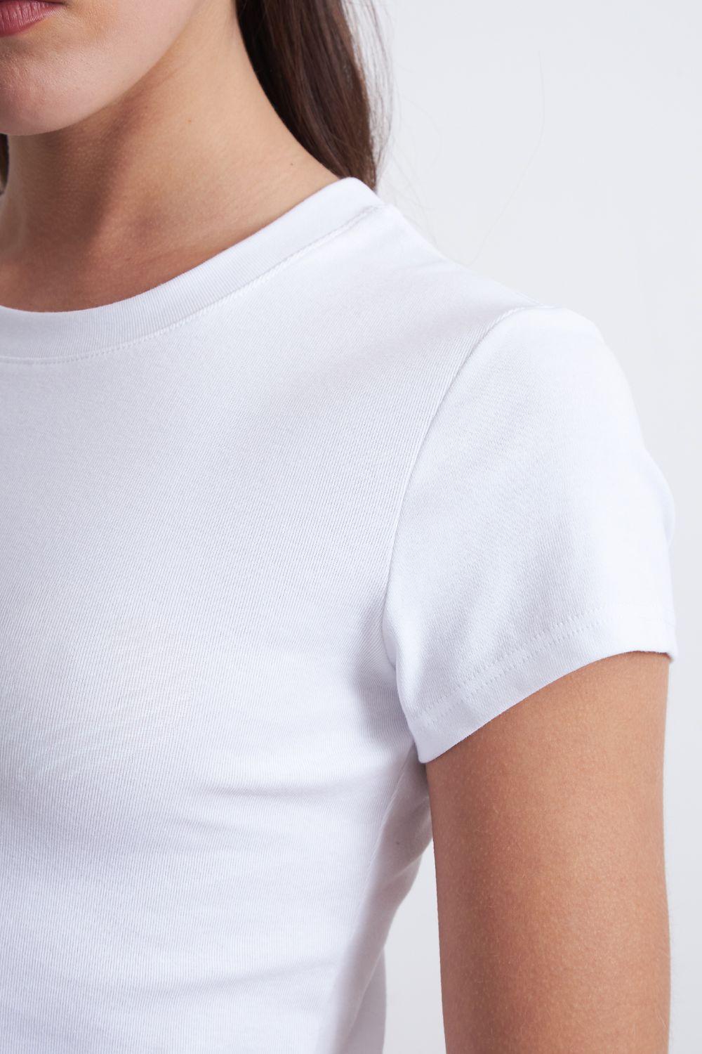Polera Manga Corta Básica Blanco Nicopoly-6