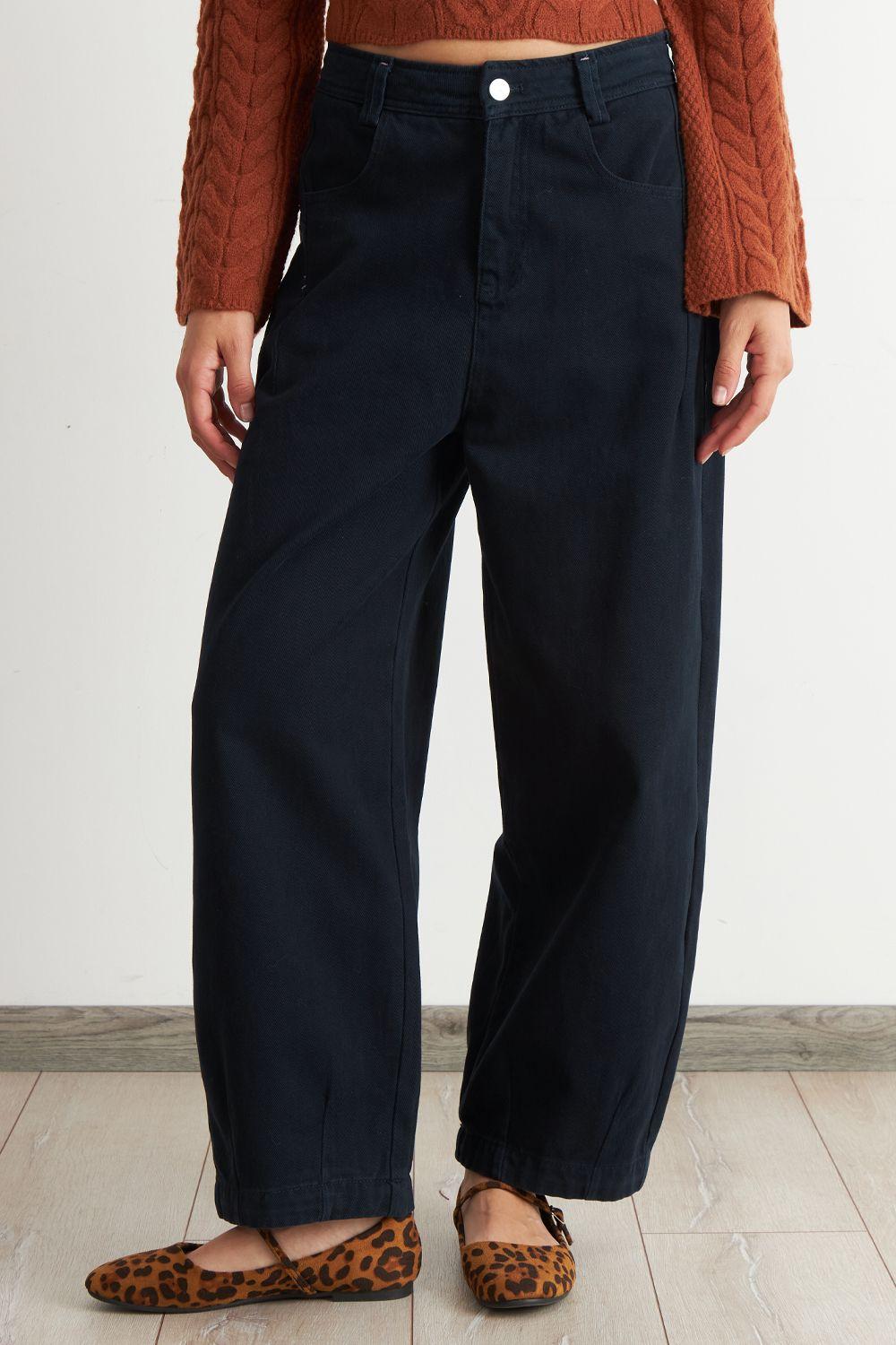 Jeans Corte Barrel Azul Nicopoly-4