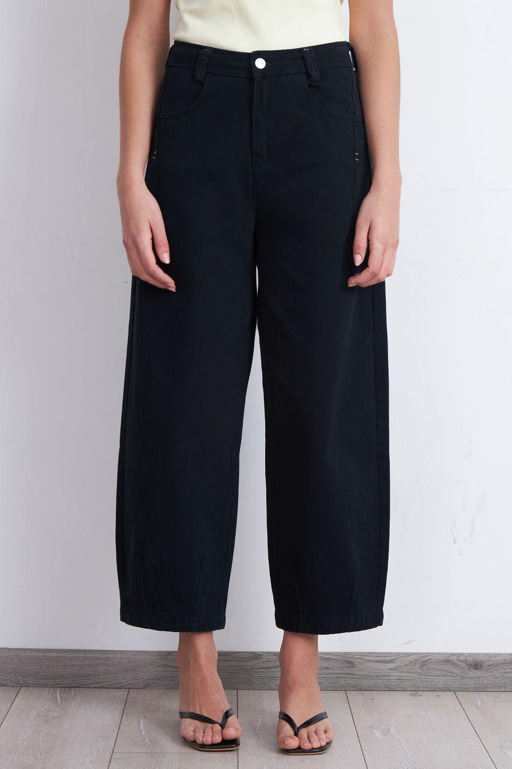 Jeans Corte Barrel Azul Marino Nicopoly-5