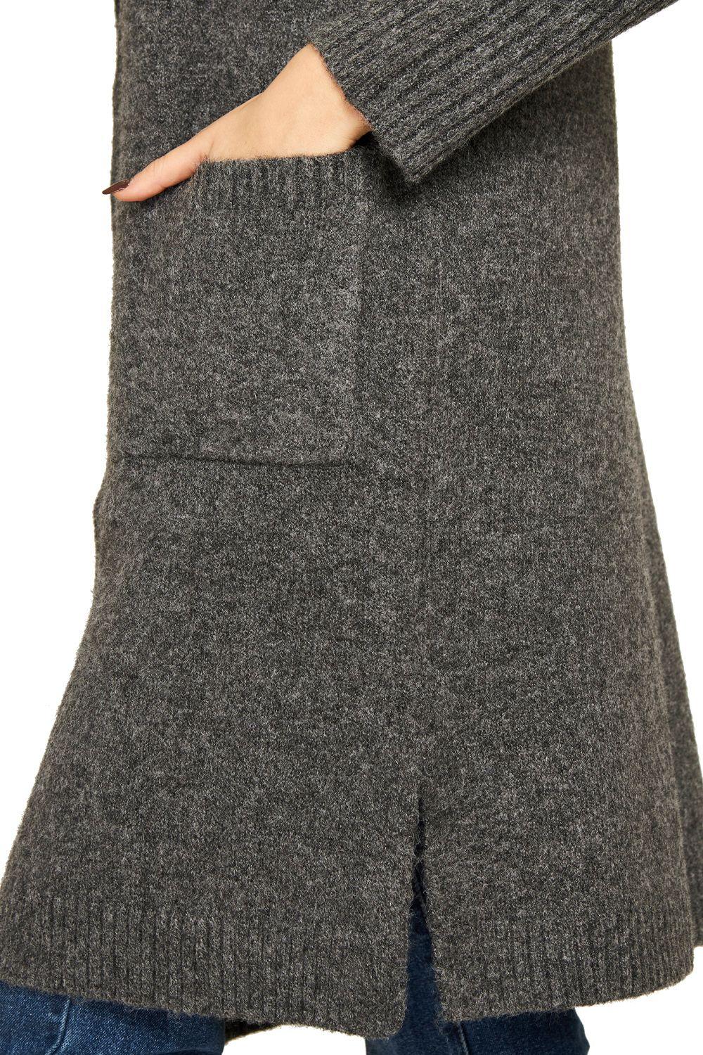 Cárdigan Bolsillos Soft Grafito Nicopoly-4