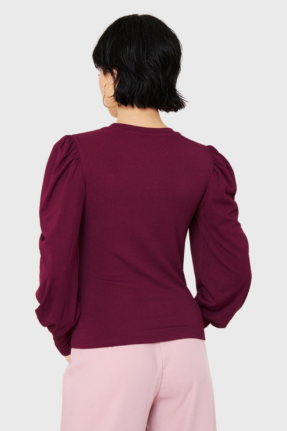 Polera Acanalada Princesa Uva Nicopoly-3