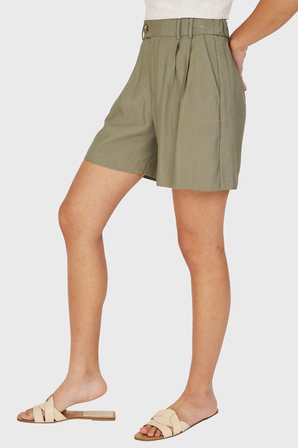 Short Holgado Verde Musgo Nicopoly-2