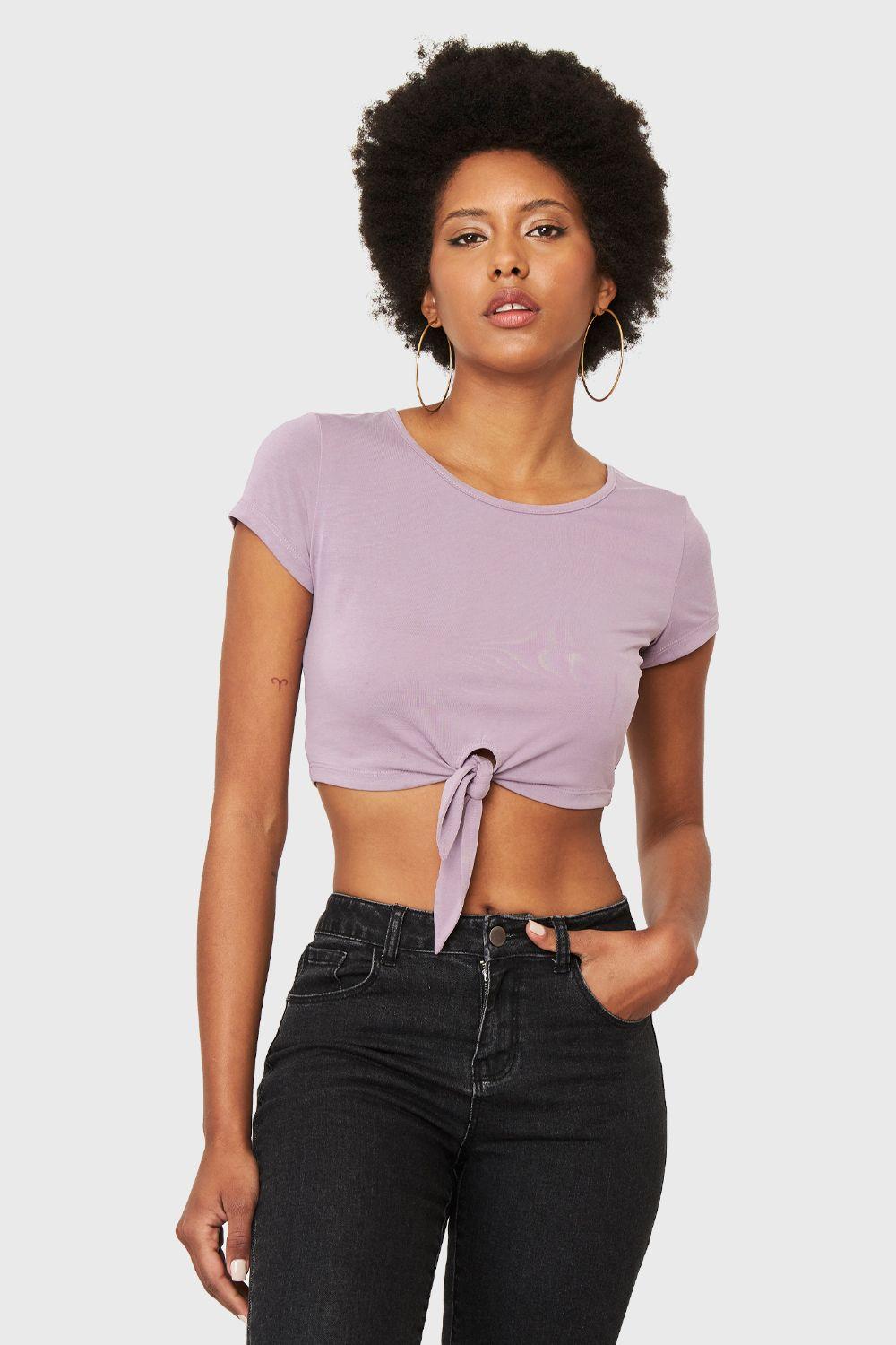 Crop Top Nudo Lila Nicopoly-4