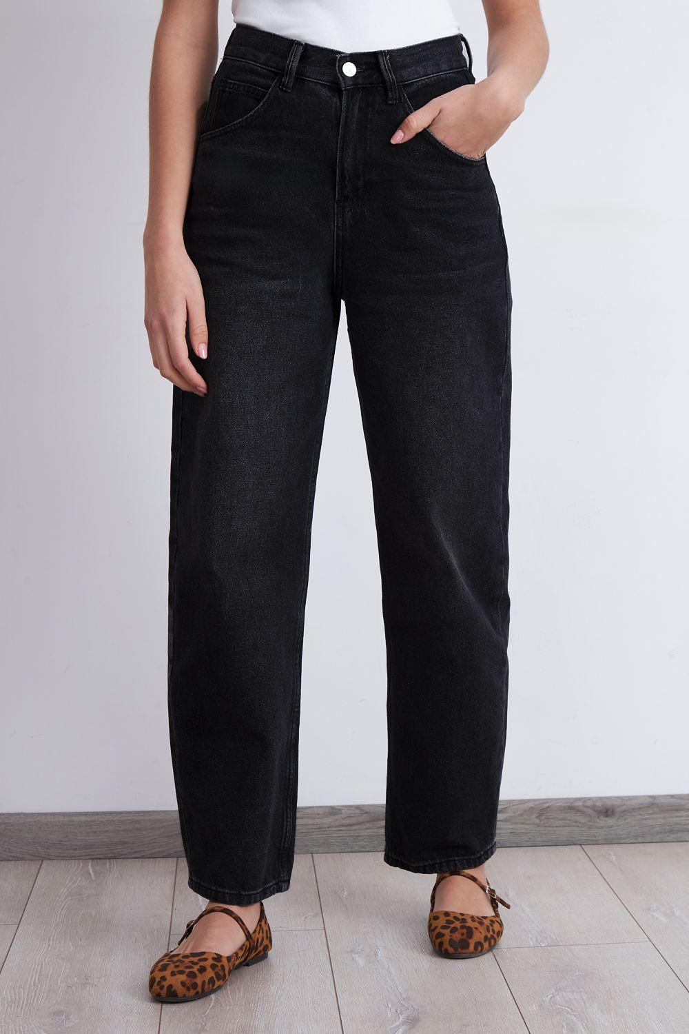Jeans Barrel Negro Nicopoly-4